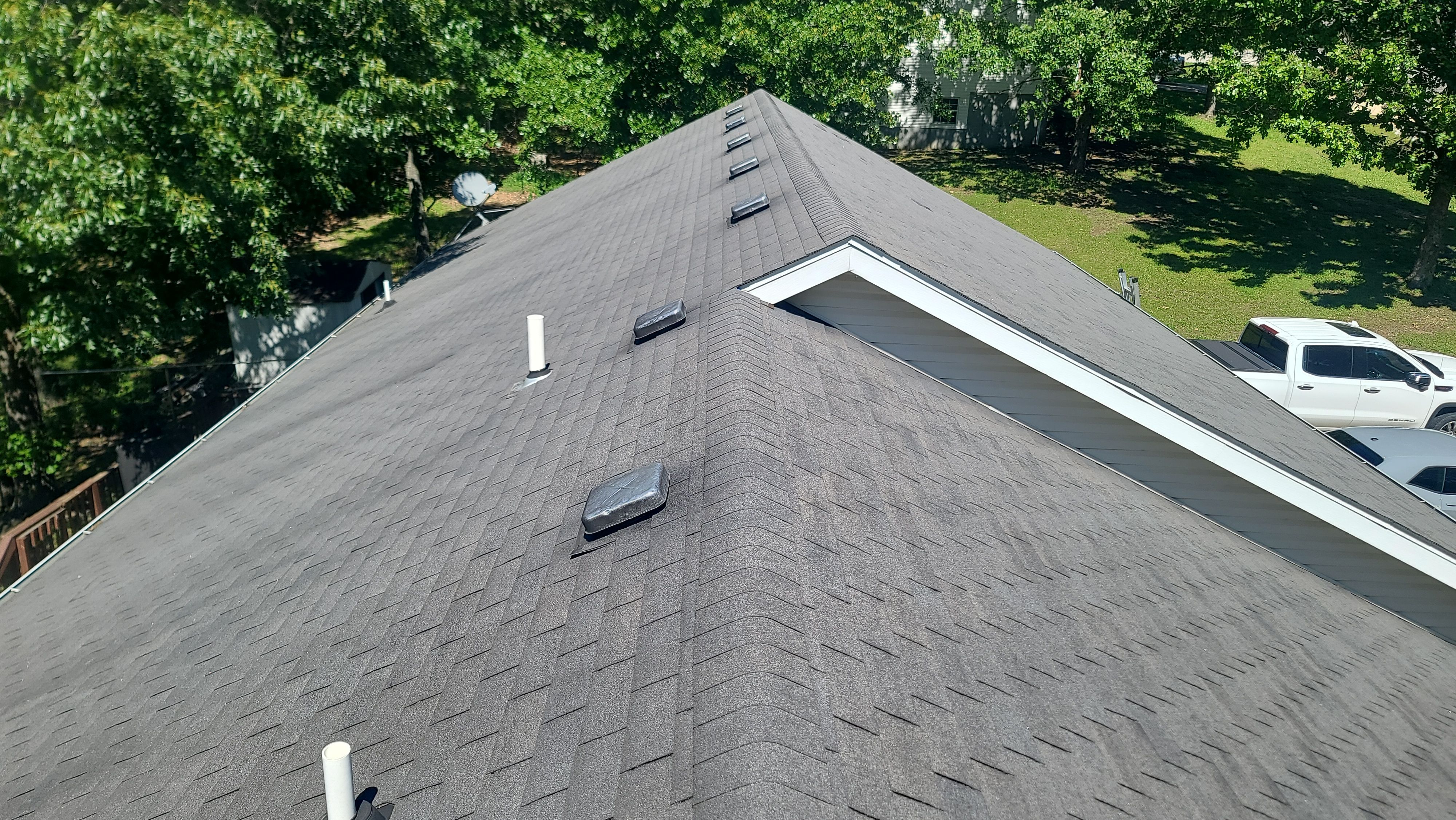 Residential Roof + Gutters & Downspouts Install  by Titan Commercial & Residential Roofing 