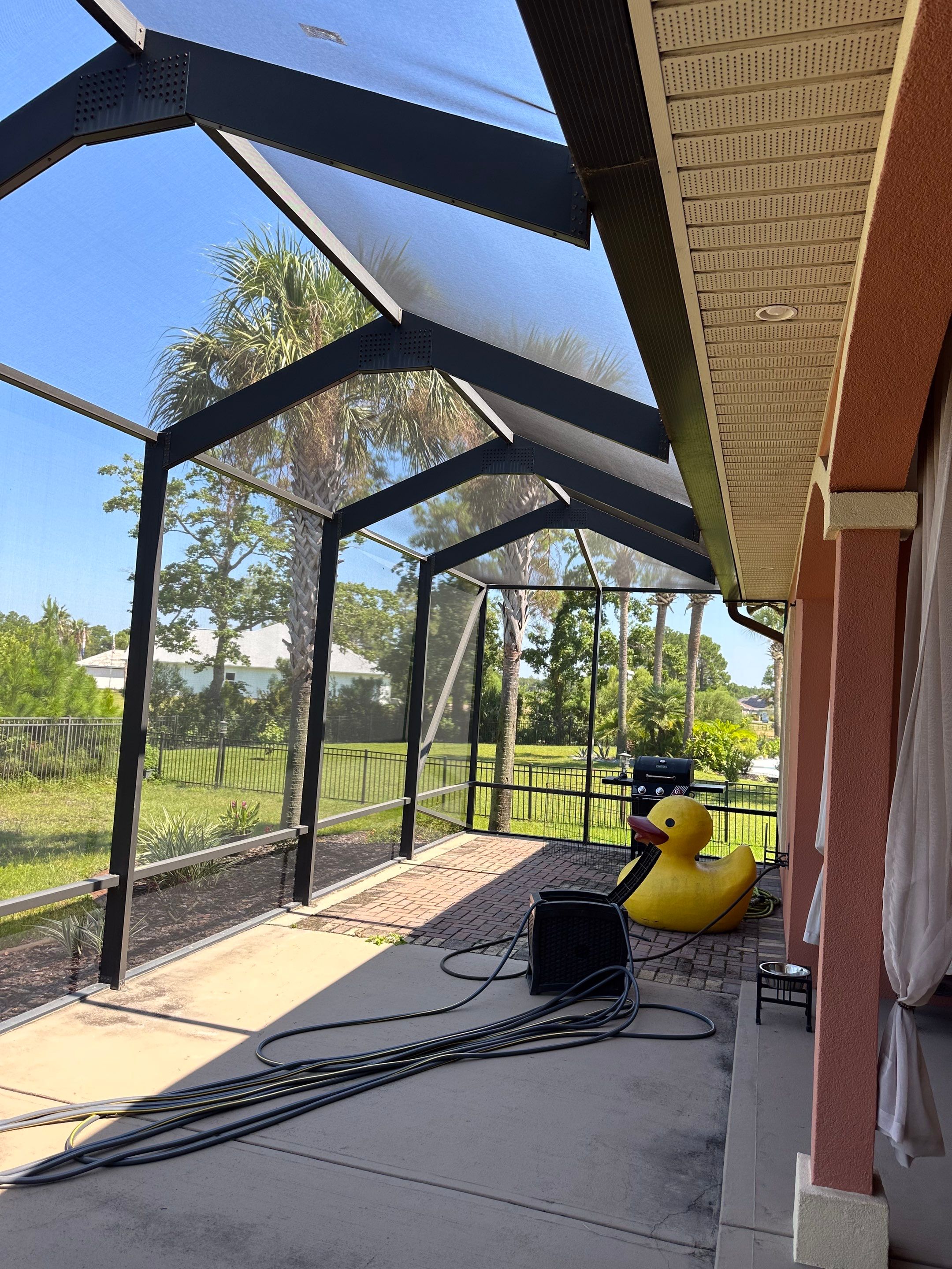 Patio Cover w/Pergola Trim using Colorbeam by Titan Sunrooms
