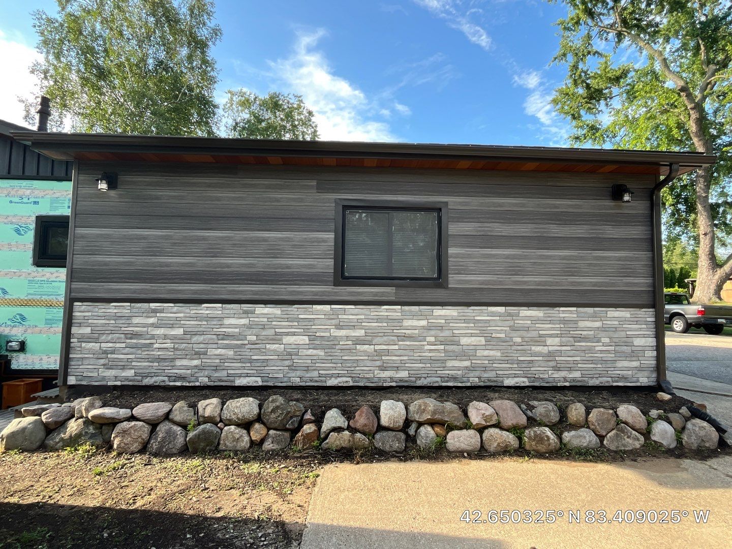 Siding Replacement using Alside Gray Oak by 180 Contractors
