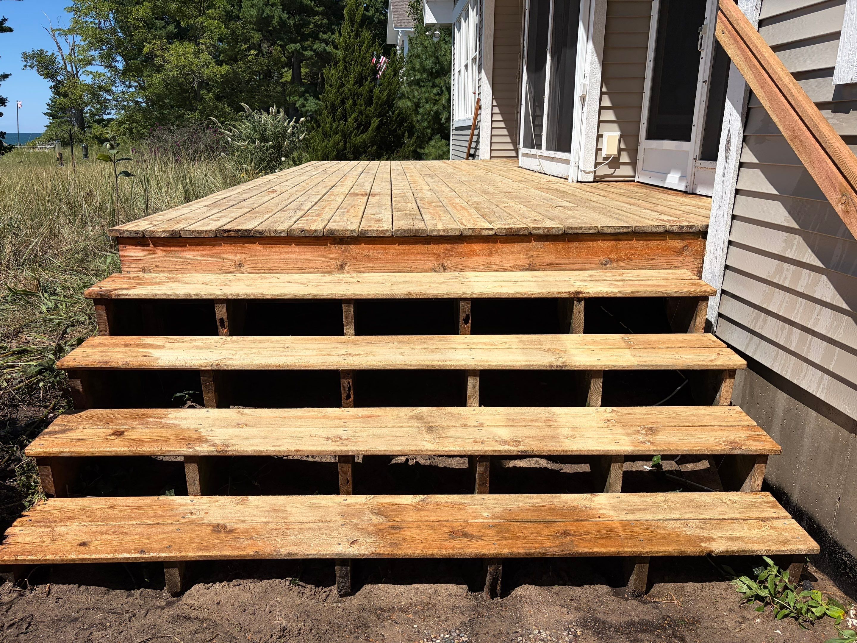 Coastal Deck Pressure Washing and Protective Staining in Whitehall by Gordon Painting