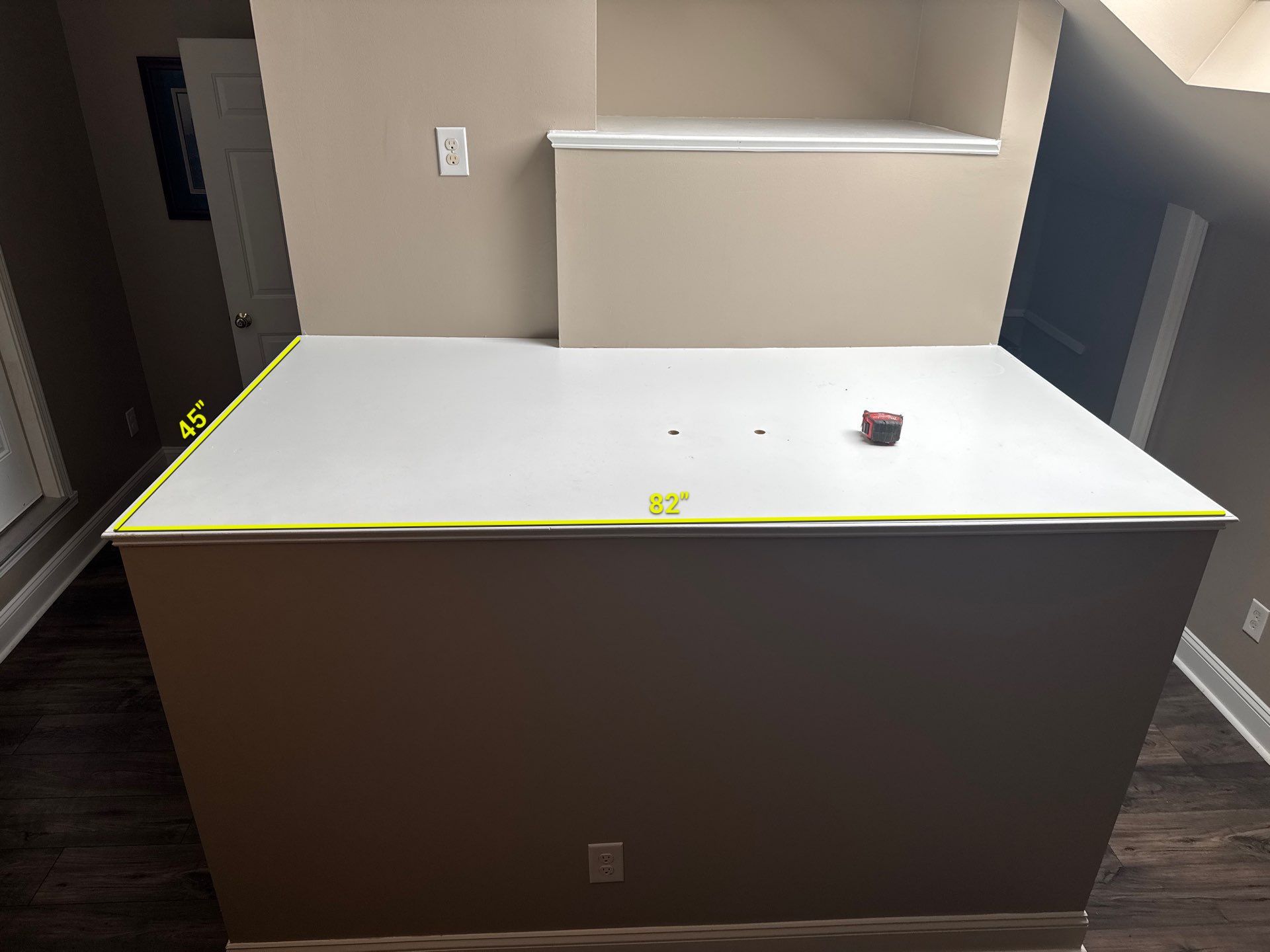 Custom Wood Shelving Transformation in Multiple Spaces! by A Step Above Handy LLC 