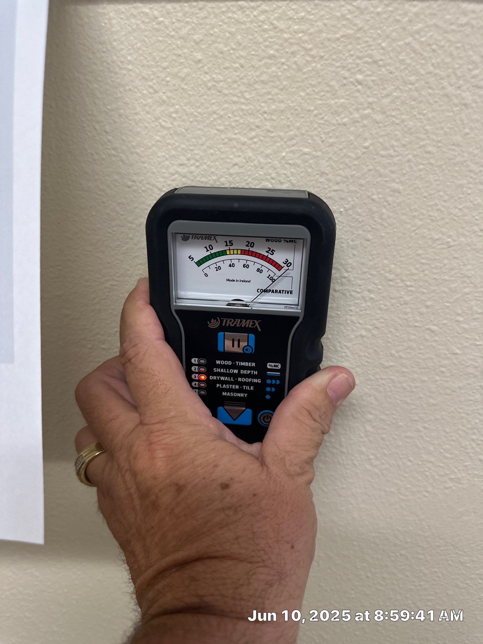 Mold testing in a commercial building by Building performance Solutions LLC