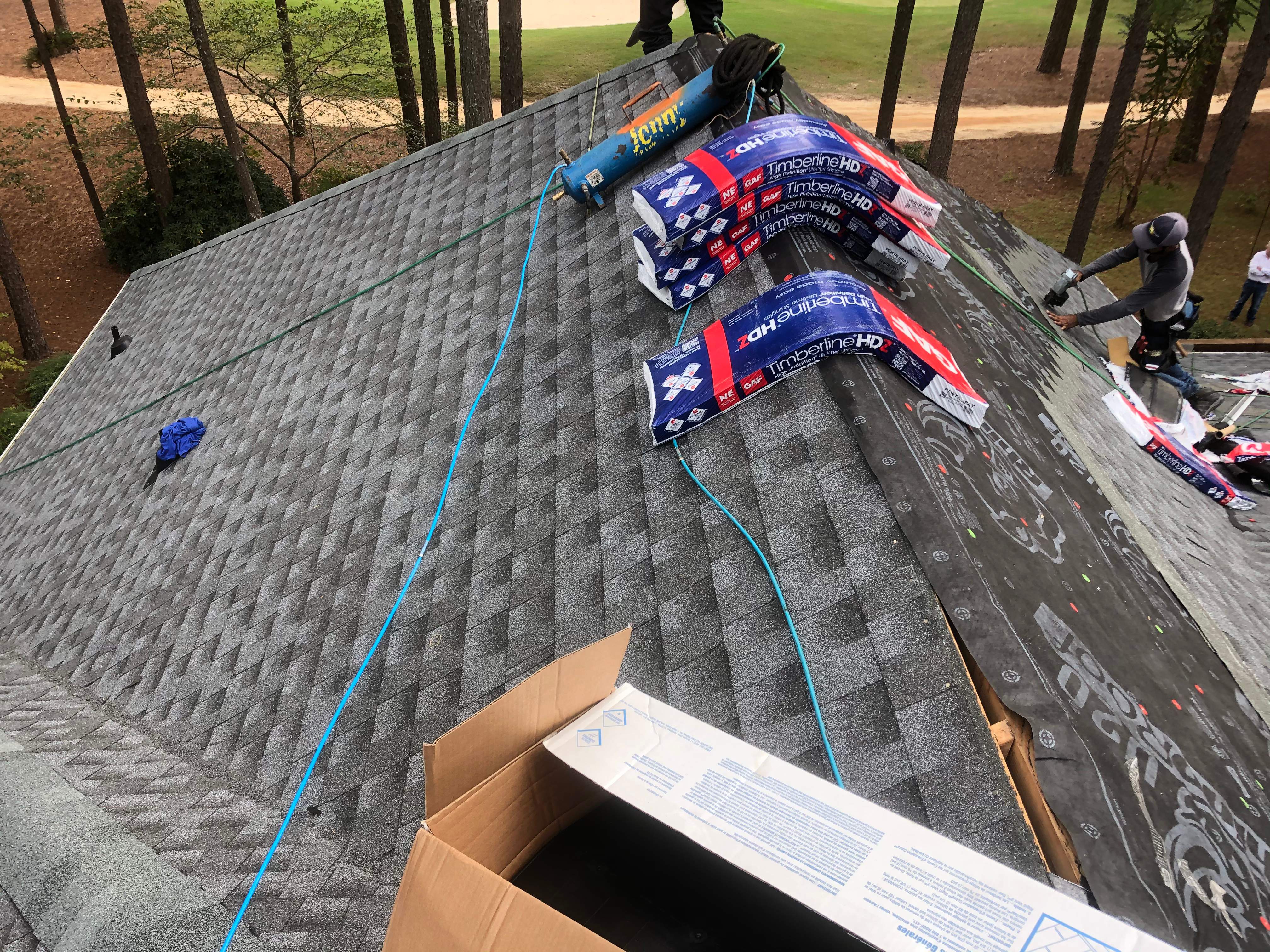 Residential Roofing Repair / Hail Damage by American Roofing NC