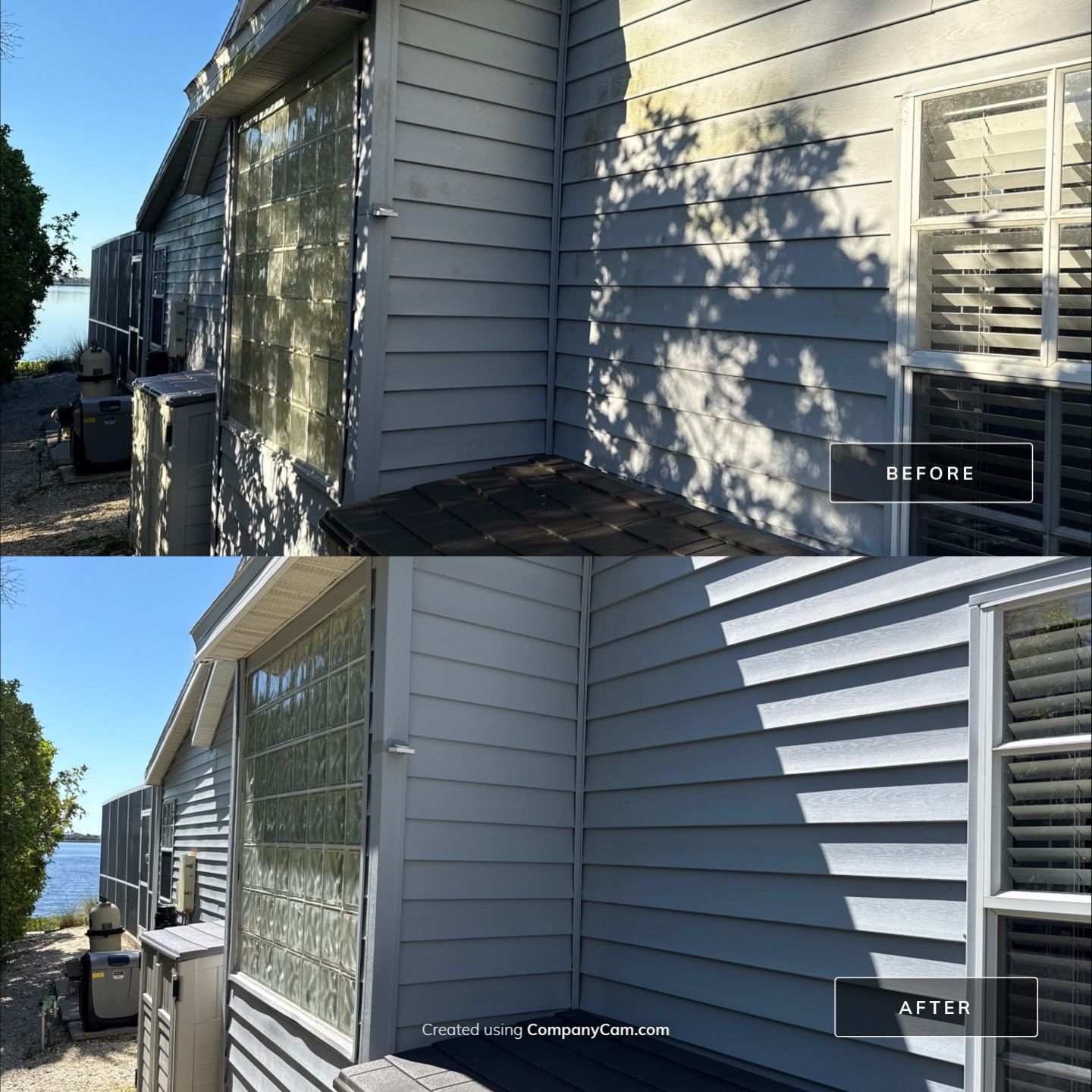 🏡 From Green to Clean! 🌊 Epic House & Pool Cage Cleaning on the Manatee River | Ellenton, FL 💦 by Sunshine AquaWash