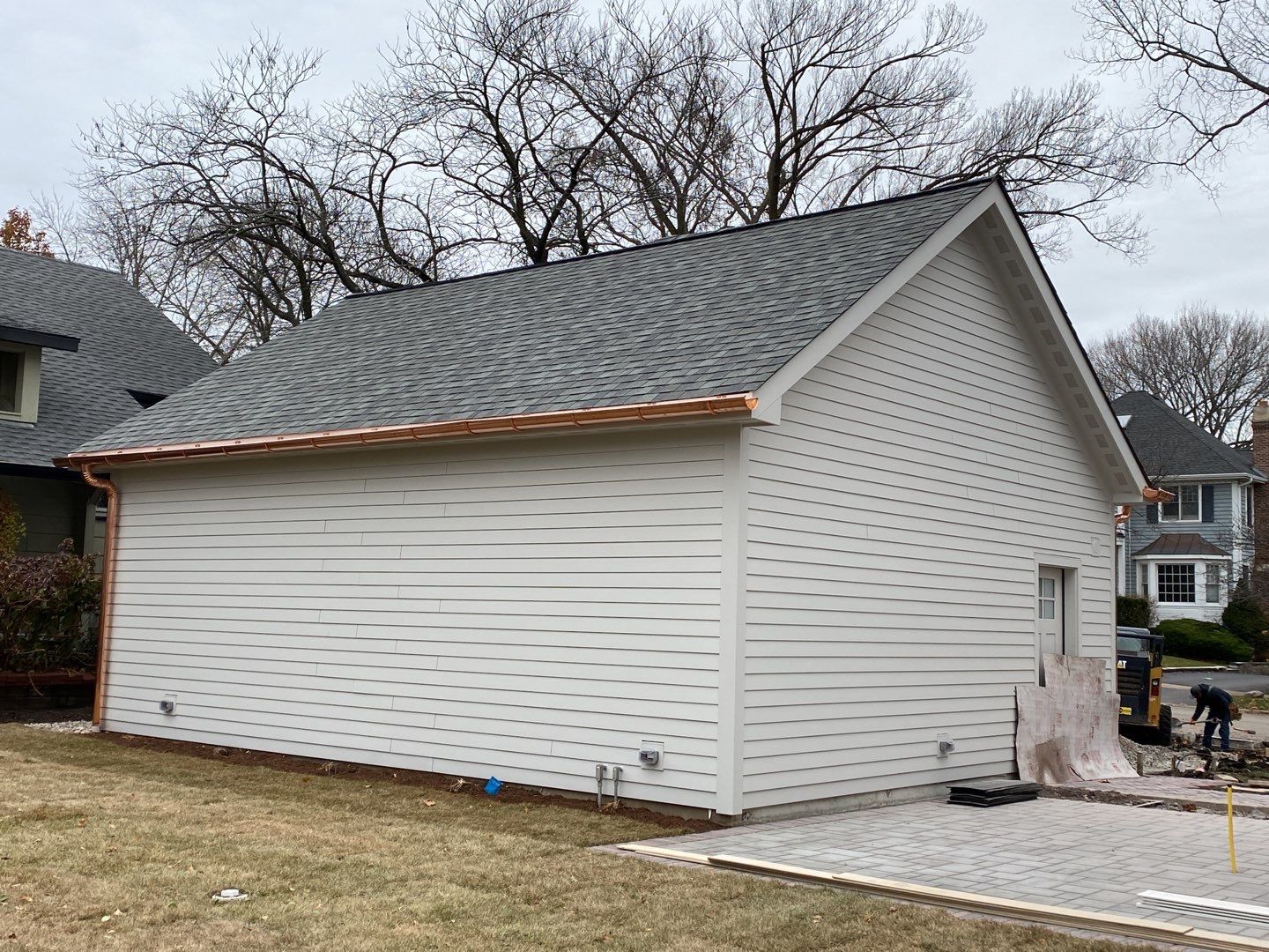 New Home Construction using Fiber Cement by Style Exteriors by Corley