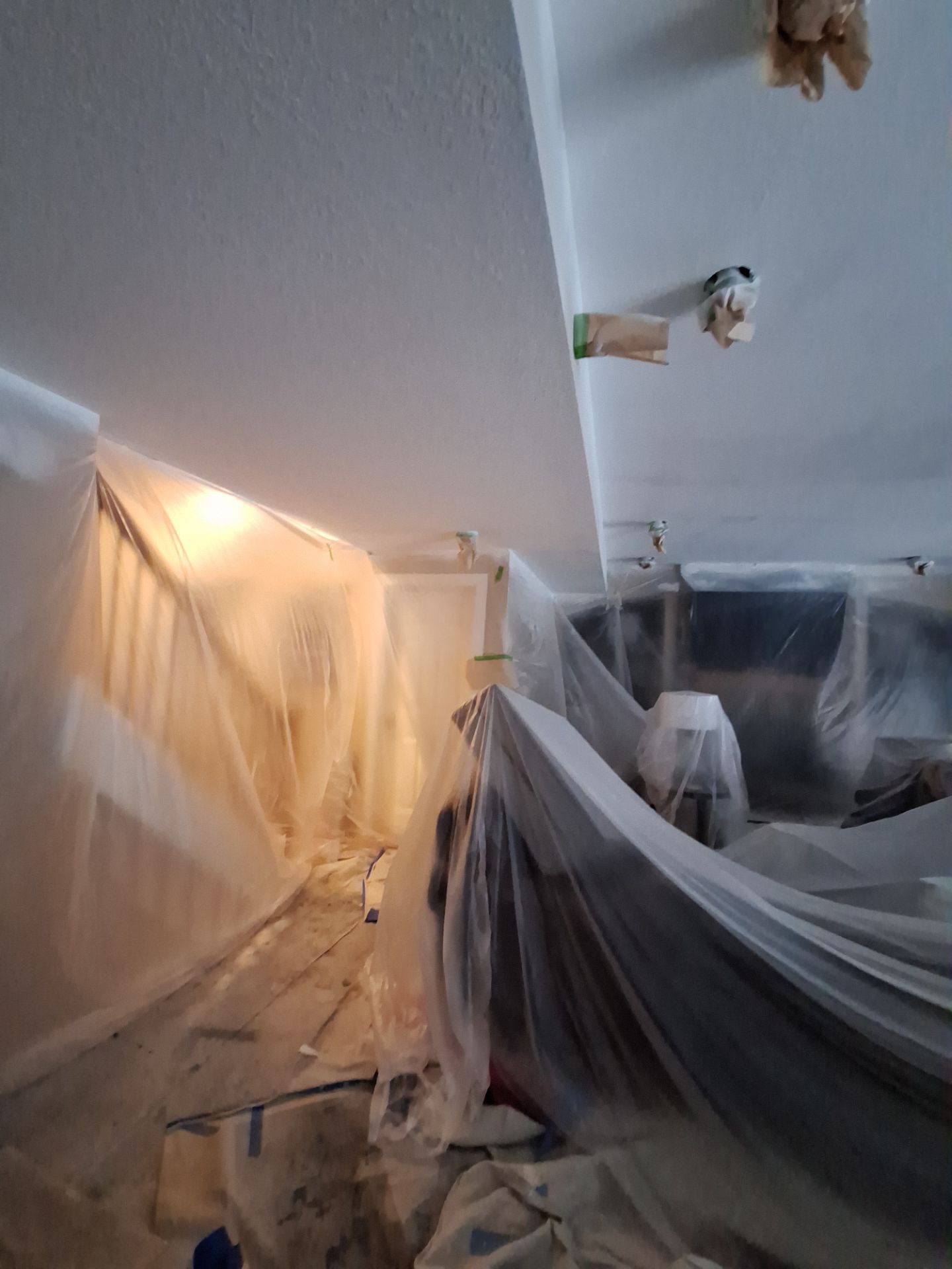 Basement Ceiling & Wall Repair + Interior Painting in Grand Haven, Michigan by Gordon Painting