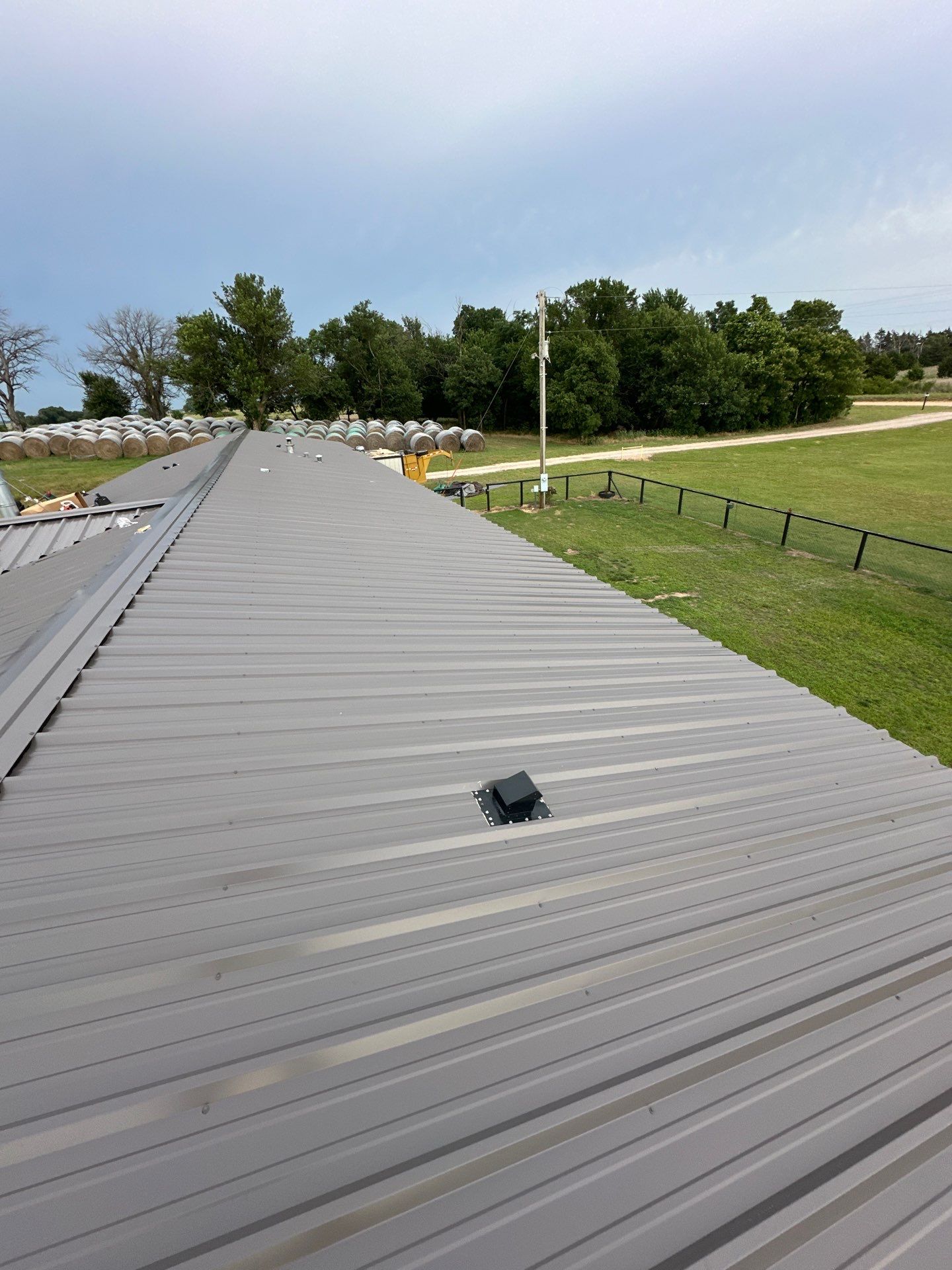 Metal Roofing using R-Panel Metal by Castillo Roofing
