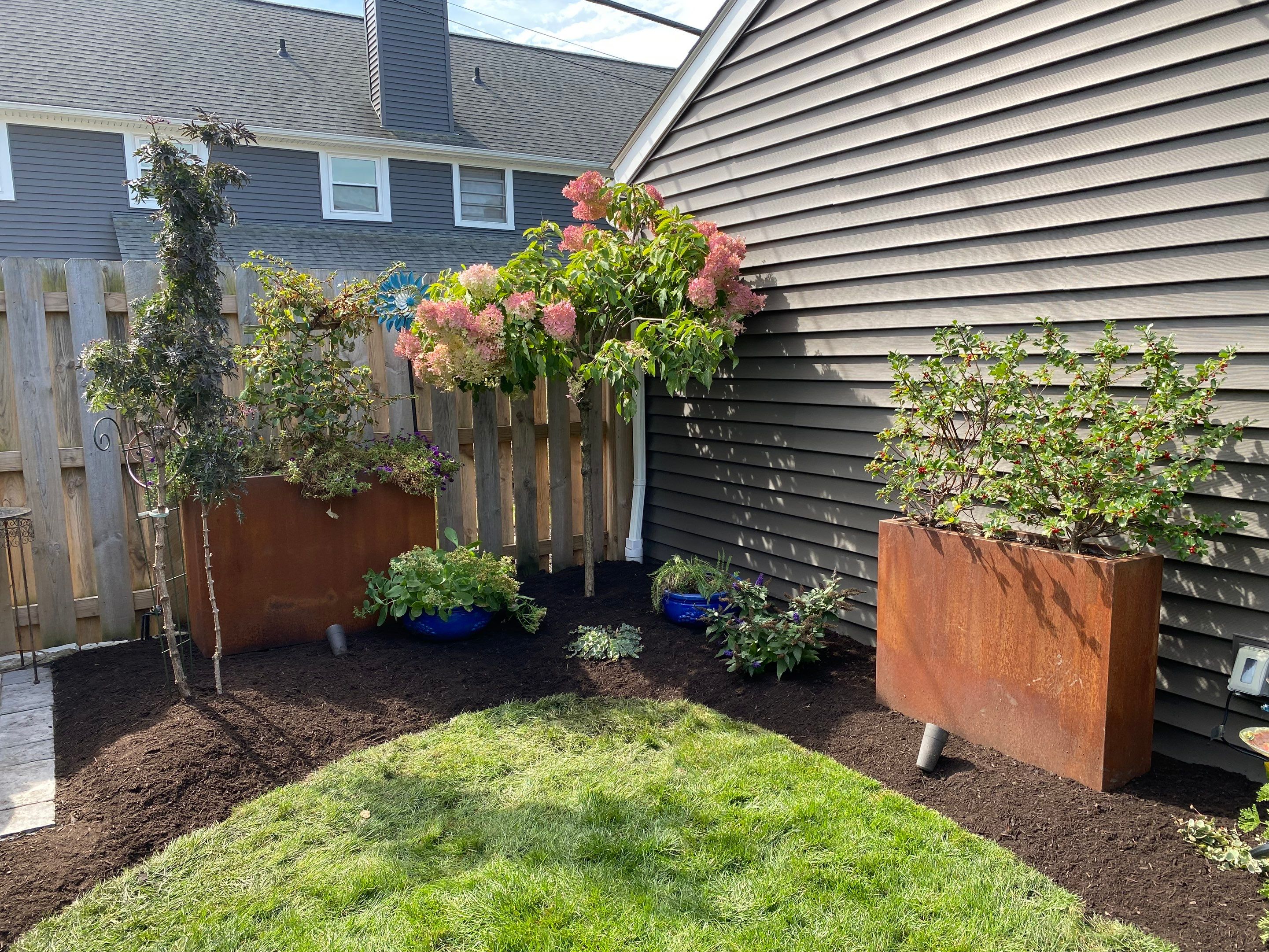 Corten Steel Maintenance by Elm Rose Gardens
