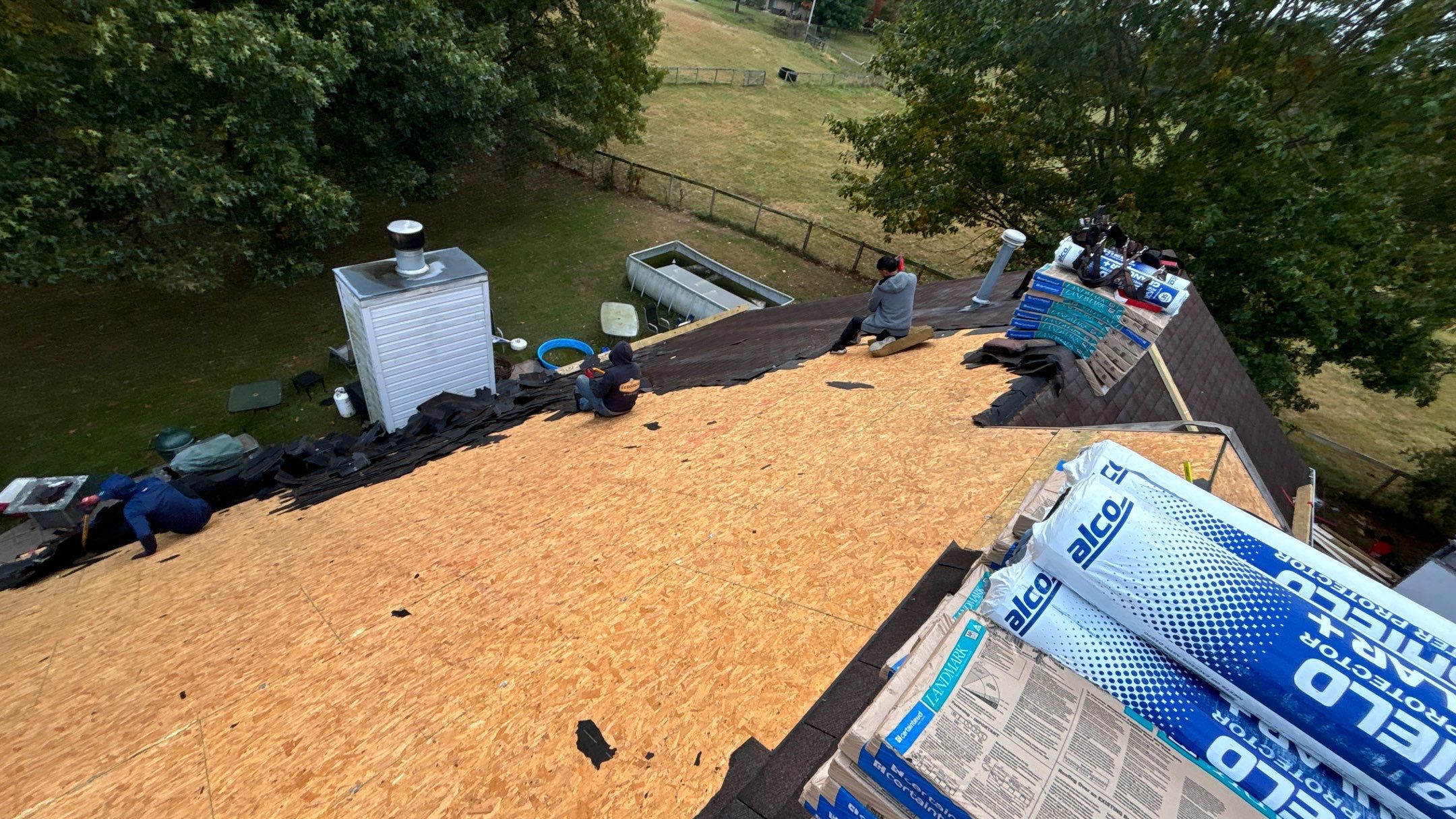 Roof Replacement using CertainTeed Landmark by 180 Contractors