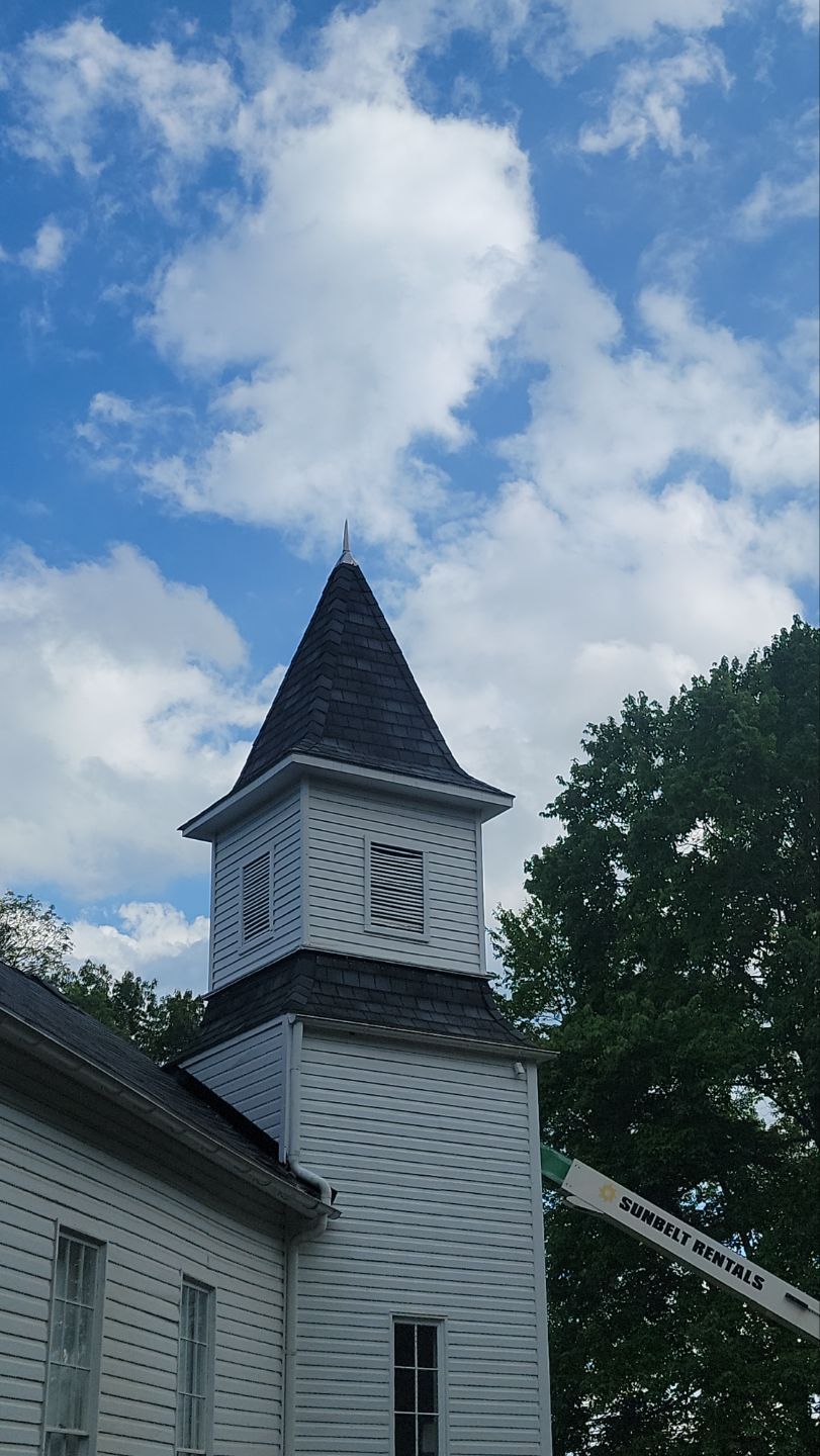 Church Roof Installation using GAF Slateline by ExteriorPros