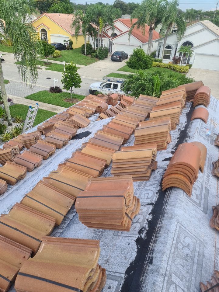 Residential Roofing Installation using Eagle Roofing Tile by BLUES BROTHERS ROOFING