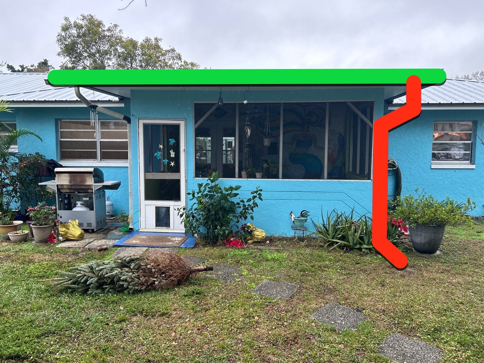 Aluminum Downspouts with Splash Guards in Fort Myers FL by Gutter Professors