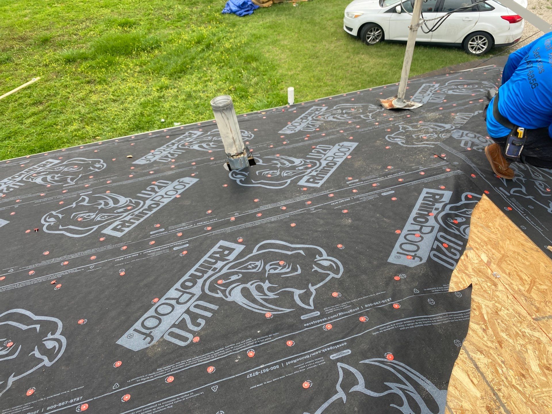 Residential Roofing Installation using Owen's Corning Duration (Lifetime) Shingles by Roof Repair Company