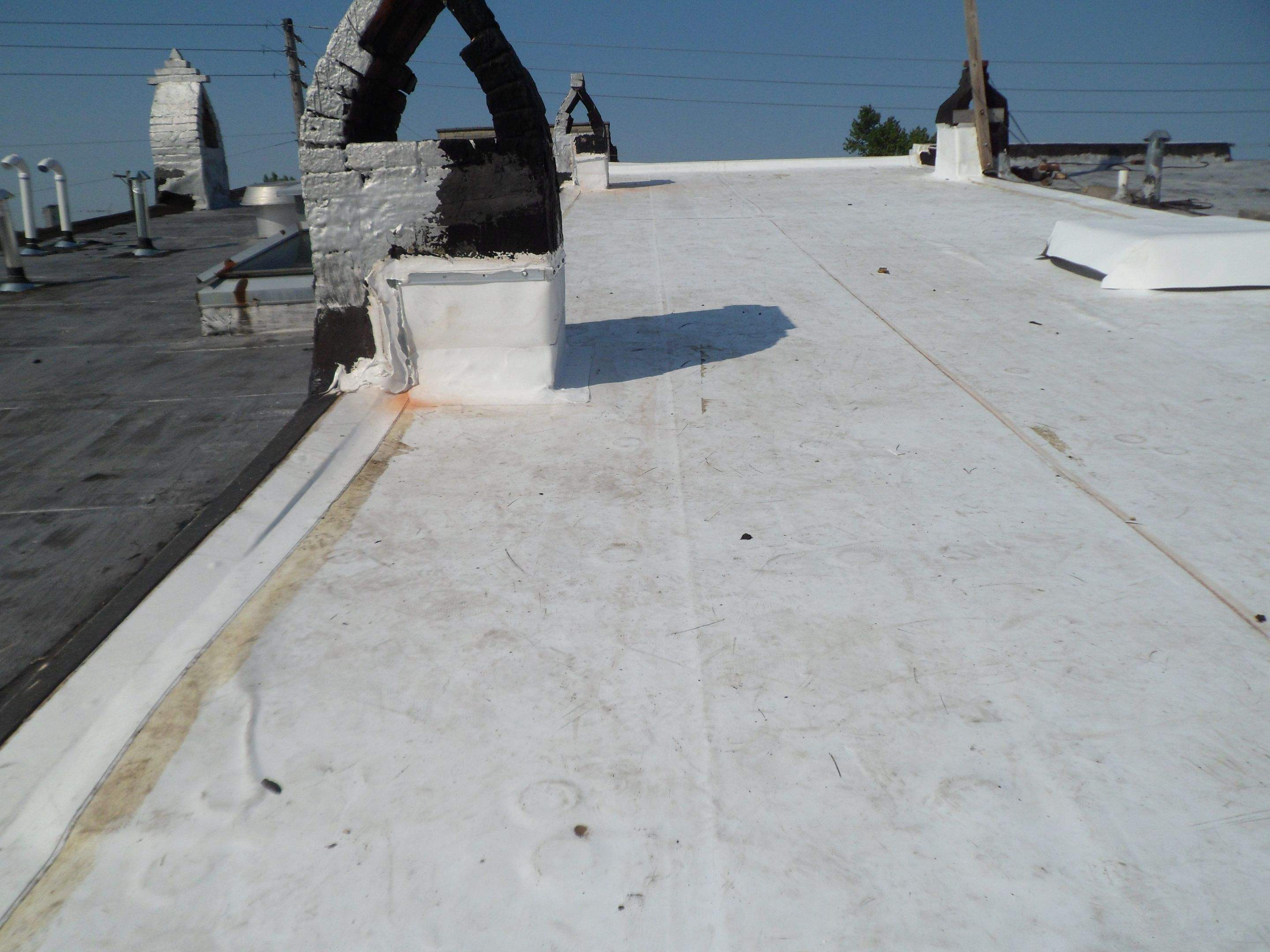 Commercial Roofing Installation using TPO by Alpha Design Services