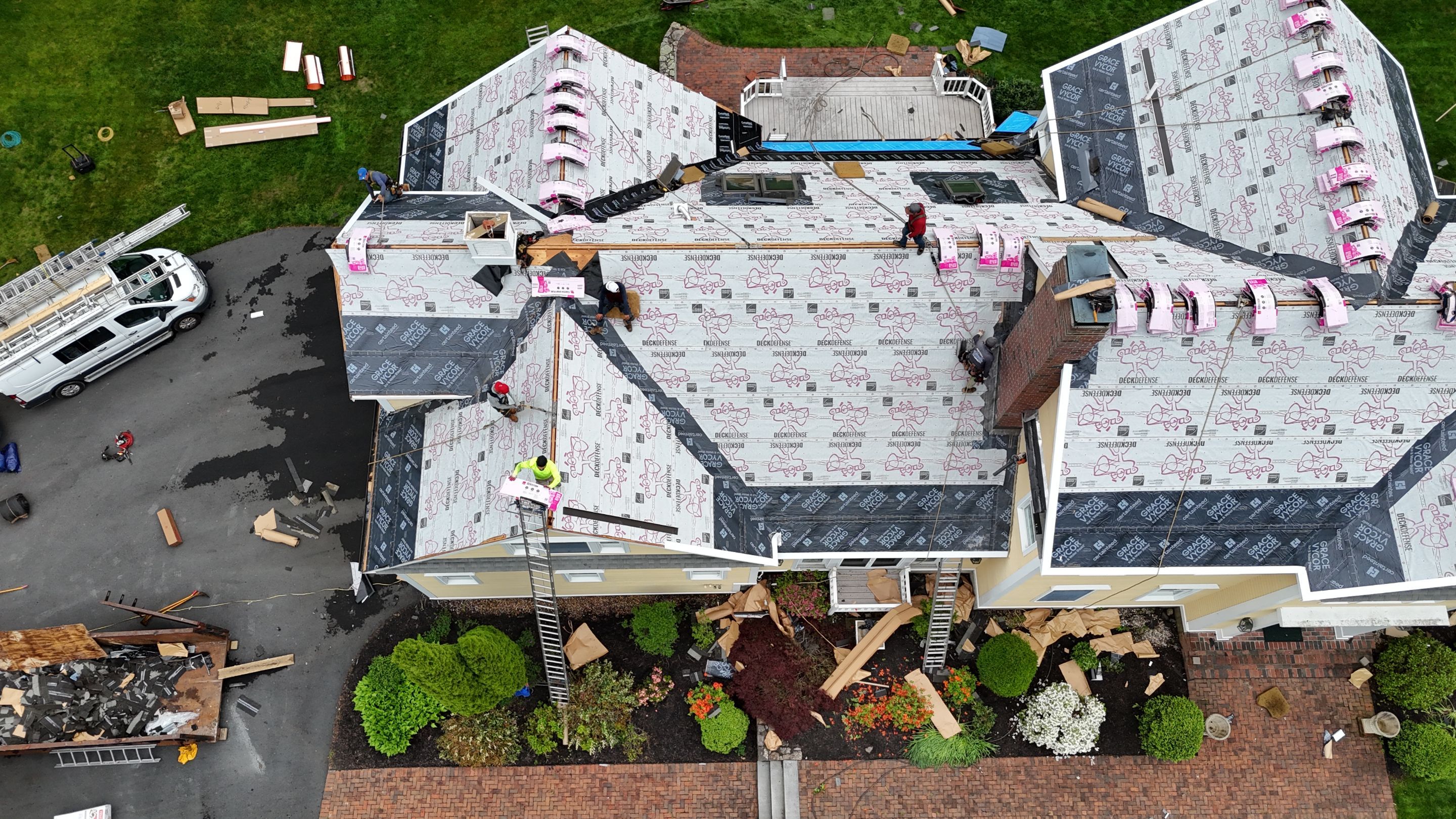 Roof Replacement with Owens Corning Shingles and Copper Flashing by Mighty Dog Roofing of Greater Middlesex County