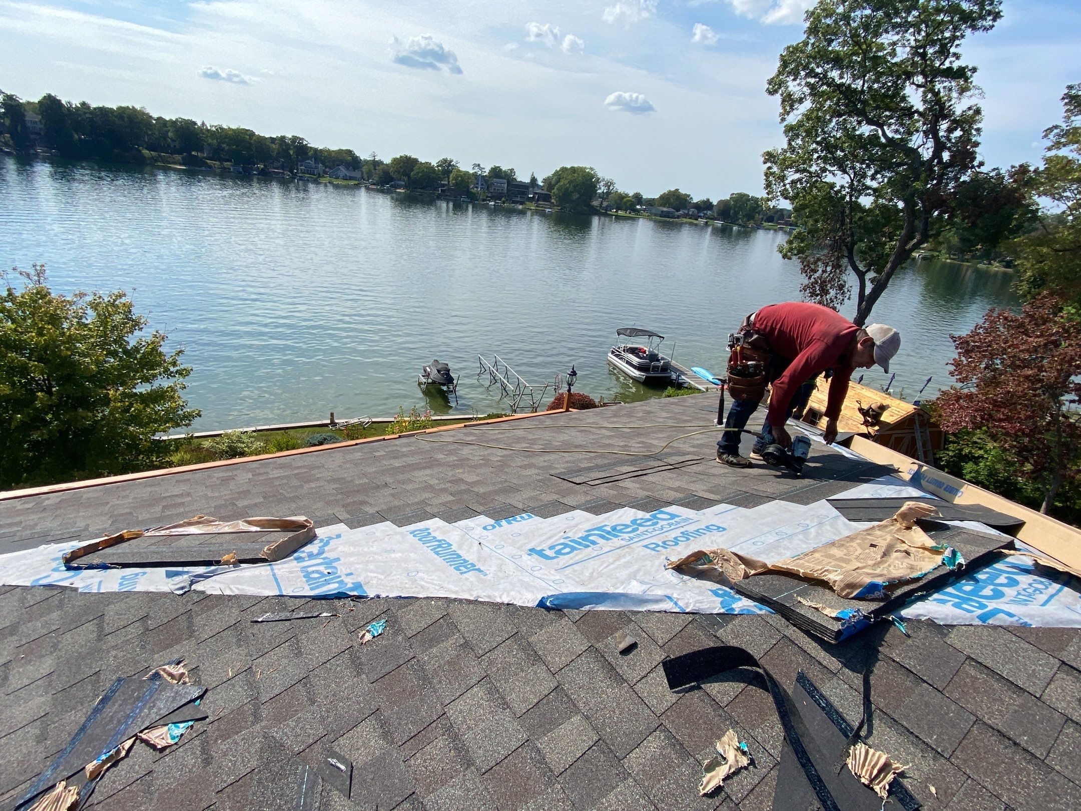 Roof Replacement using CertainTeed Landmark by 180 Contractors