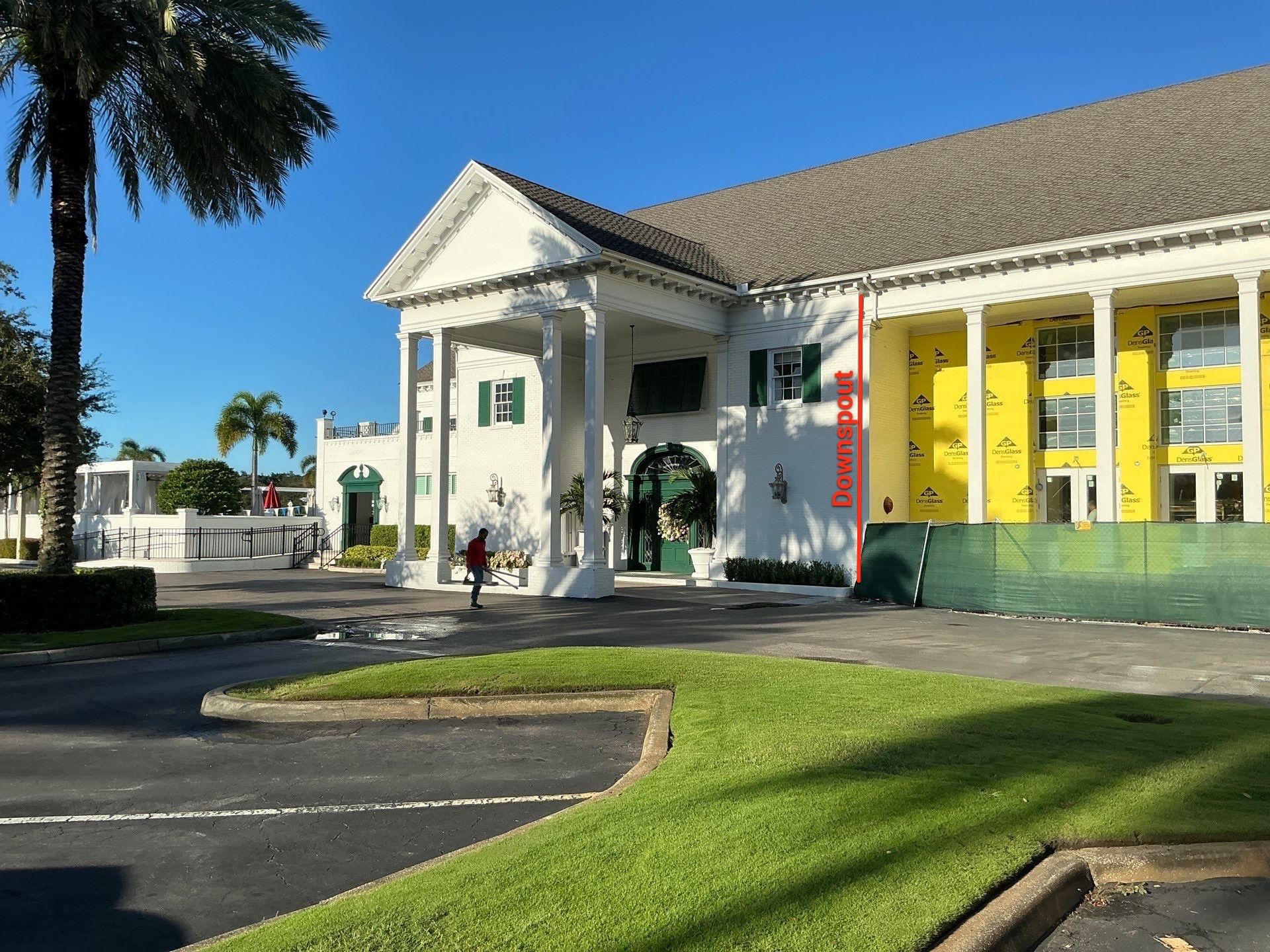 Round Downspouts and Seamless Gutter Installation in Tampa FL by Gutter Professors