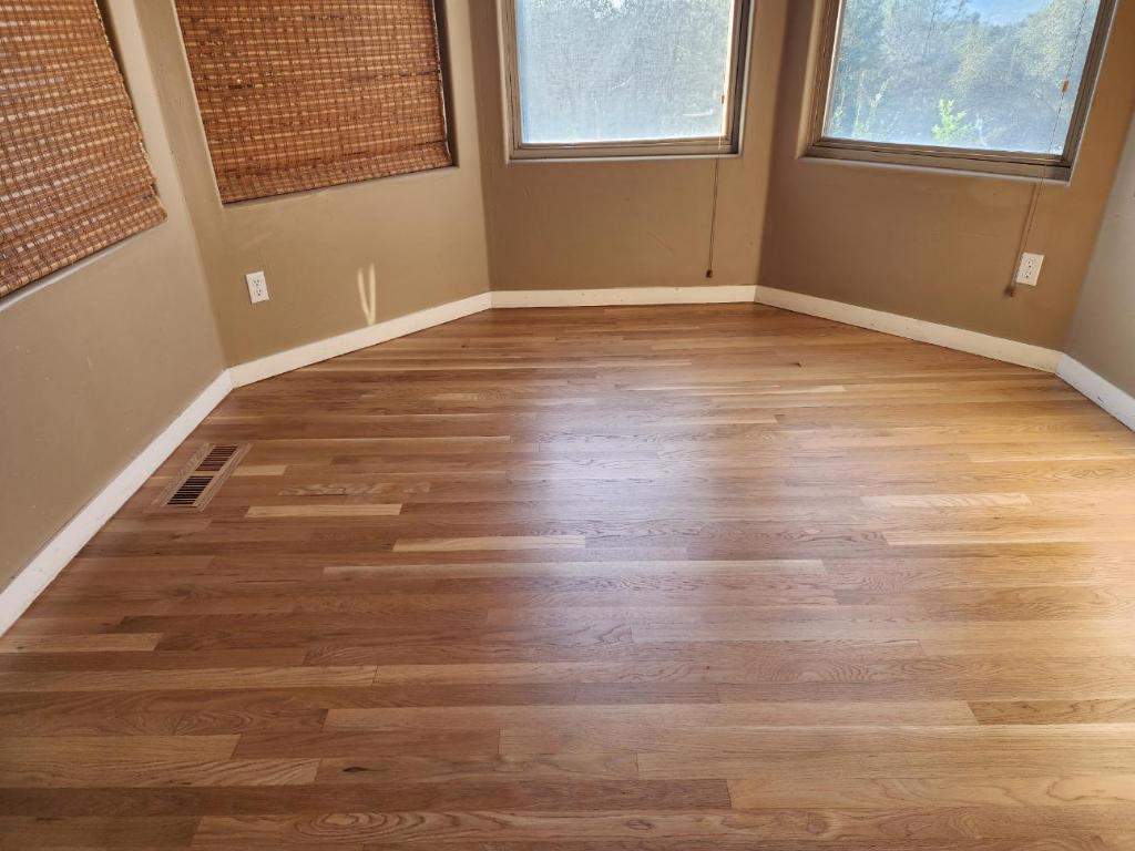 Red Oak Finish and Restore by Footprints Floors South Sacramento