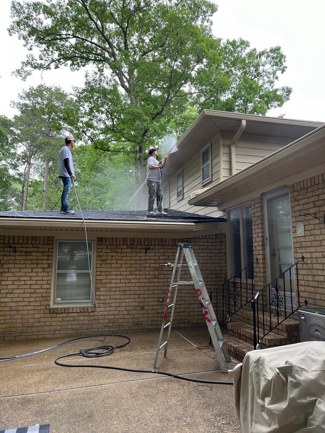 Brick painting by AKK Painting LLC