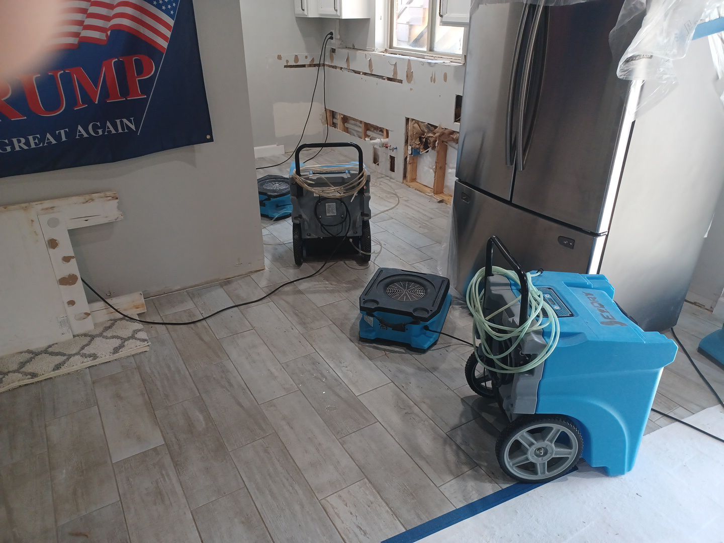 Project in West Bloomfield by EzDry Water Mitigation & Property Restoration