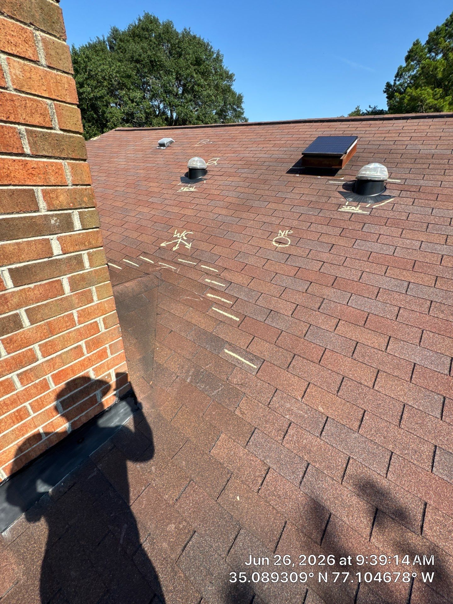 Professional Roof Inspection Report for Real Estate Transaction in New Bern by North Carolina Roofs