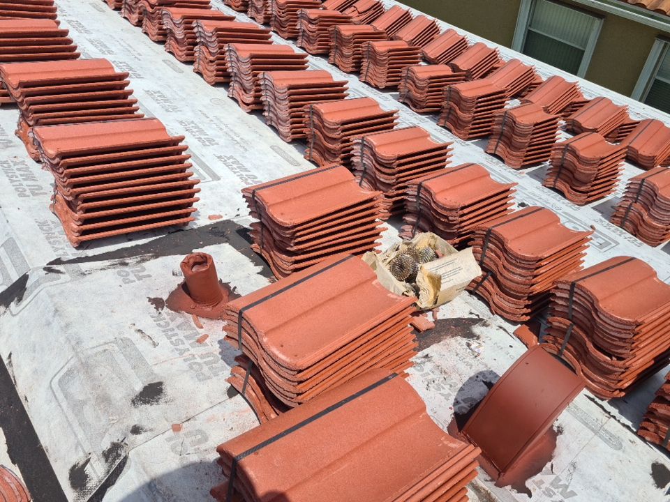 Residential Roofing Installation using Eagle Roofing Tile by BLUES BROTHERS ROOFING