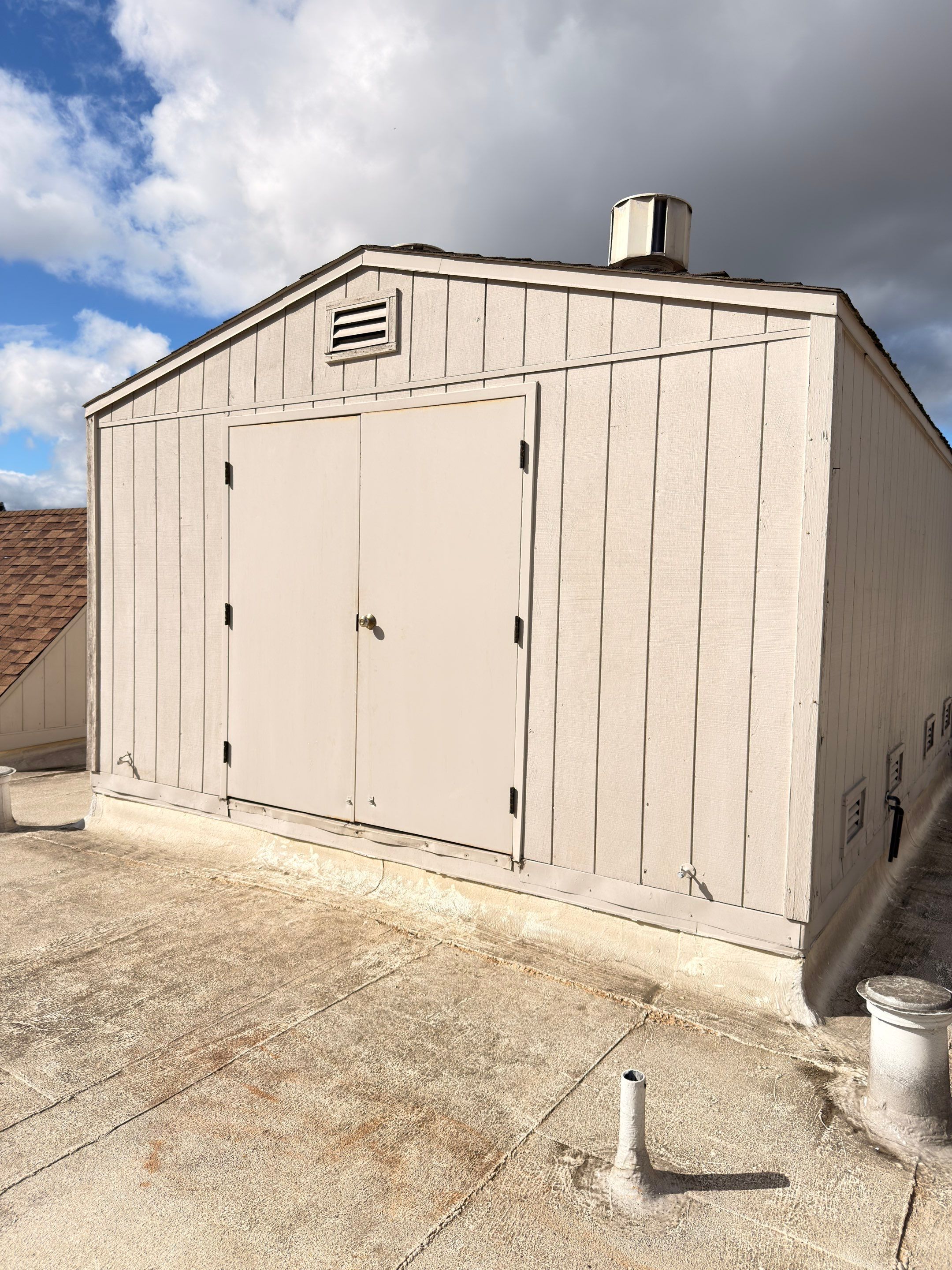 Roof Top Boiler Room and Roofing Repairs by Anza Builders, Inc. 