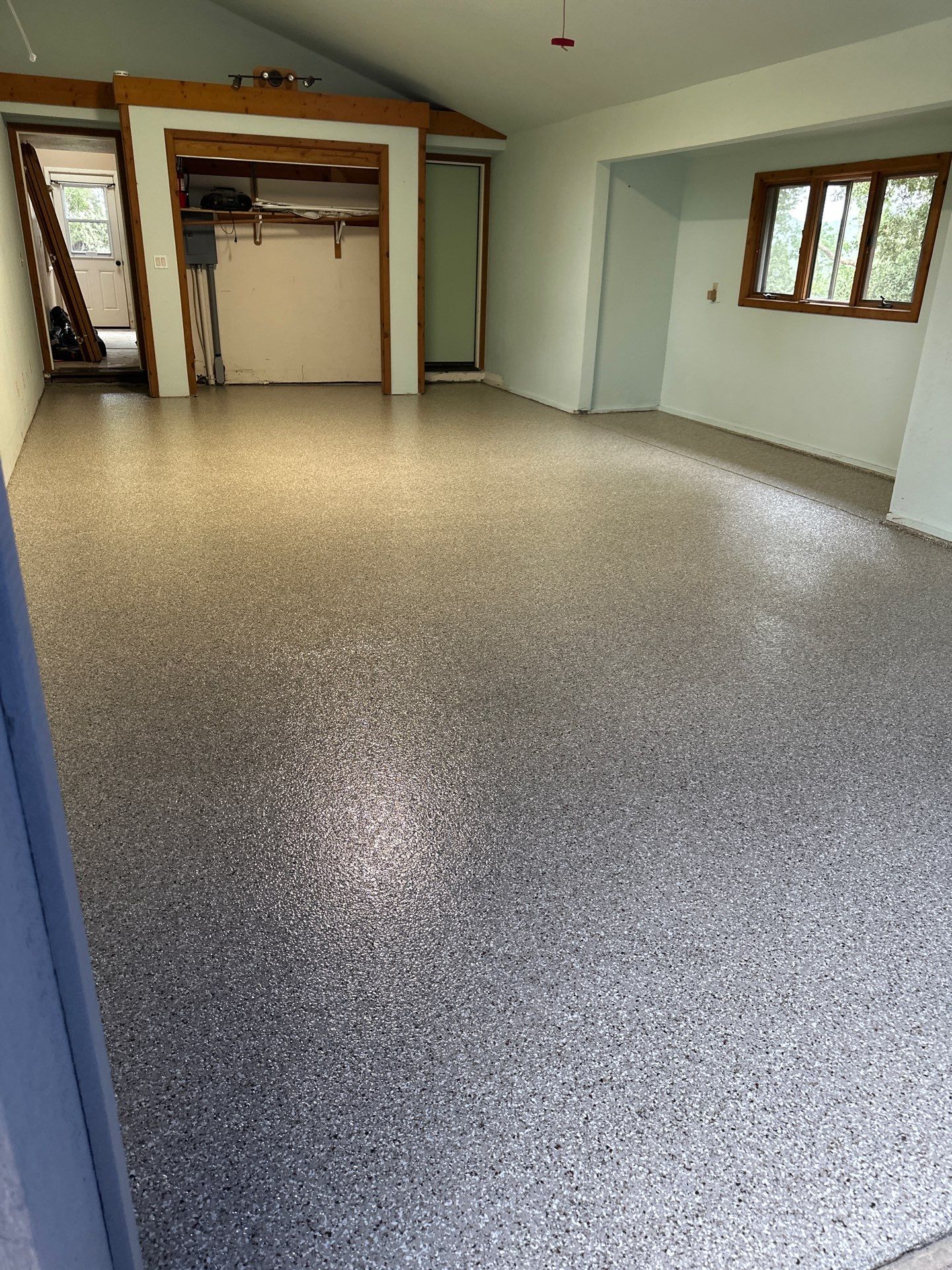 Full Garage and Interior Concrete Coating in Templeton by MGP Coatings