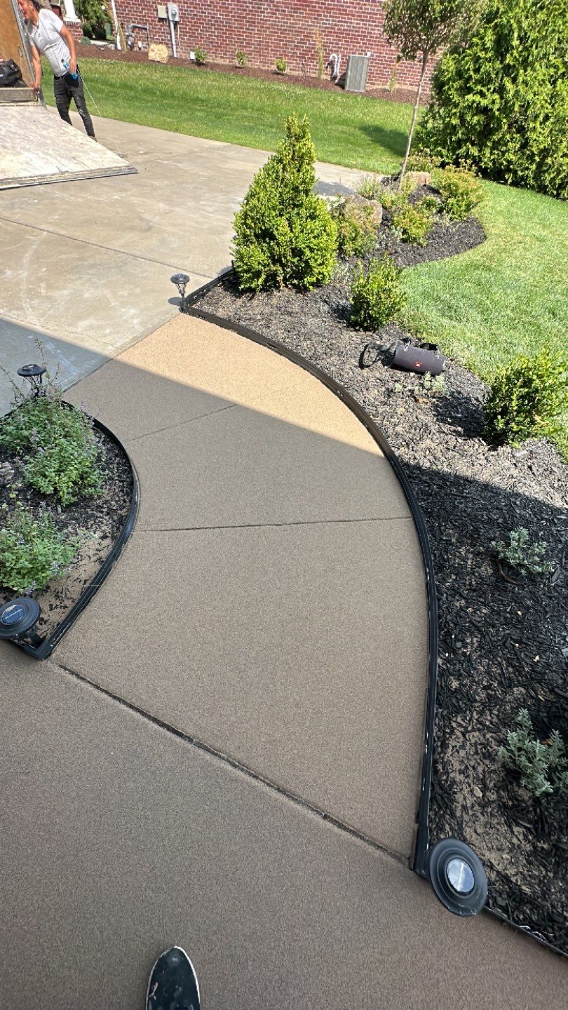 Large Patio + Garage Project in Moon Township by Floors in a Day, Inc