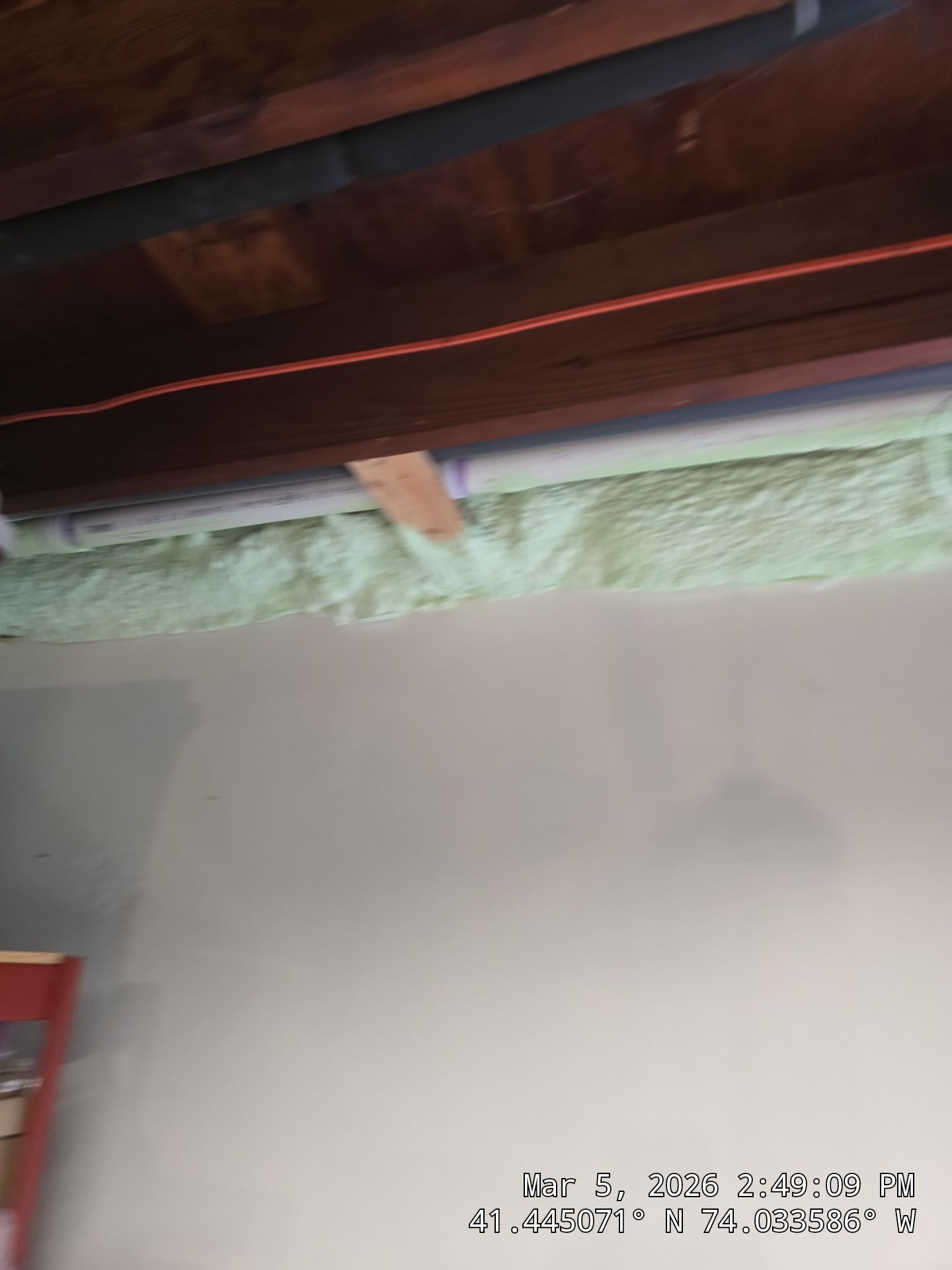 Attic Insulation using open cell spray foam by NYS Foam & Energy