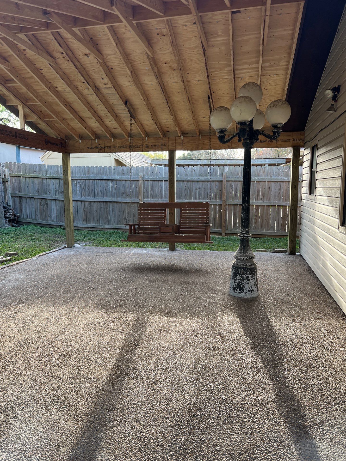 Patio? We got you Covered! by Bayfront Roofing and Construction