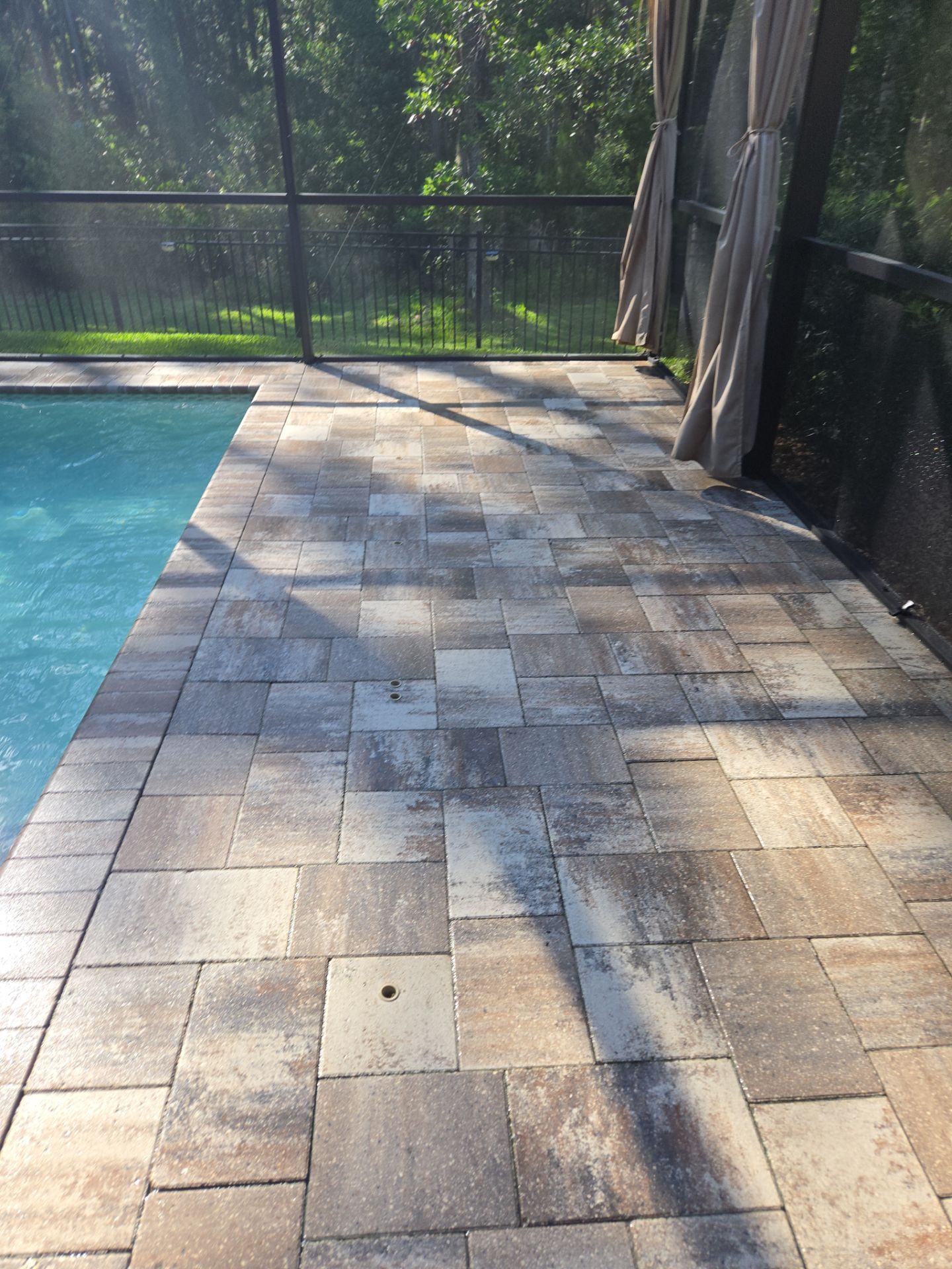 Paver Patio using Concrete Sealant by DuraSeal