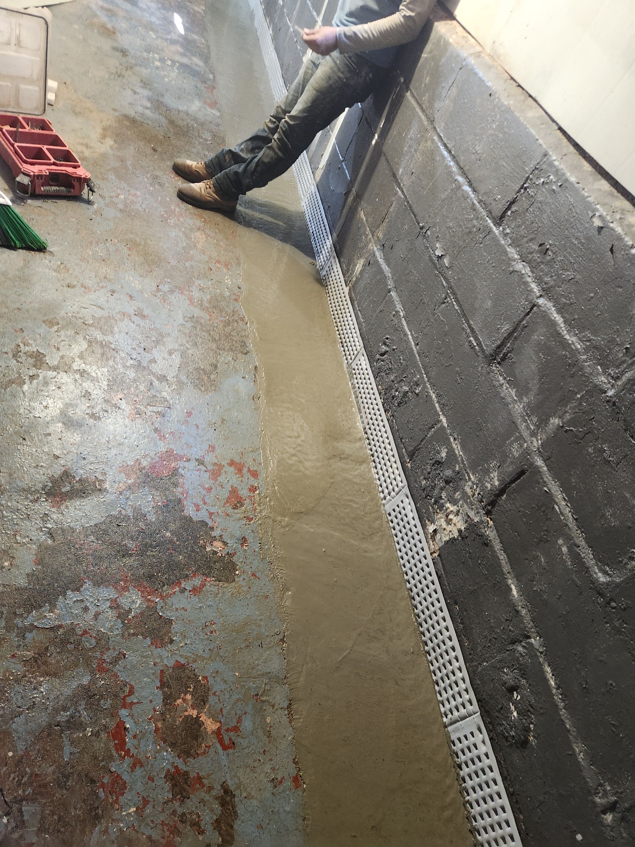Interior French Drain East Orange NJ by Pure Service Pro, LLC 