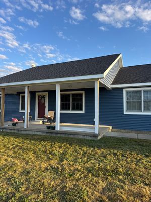 Residential Roofing Installation using GAF Timberline HDZ Charcoal