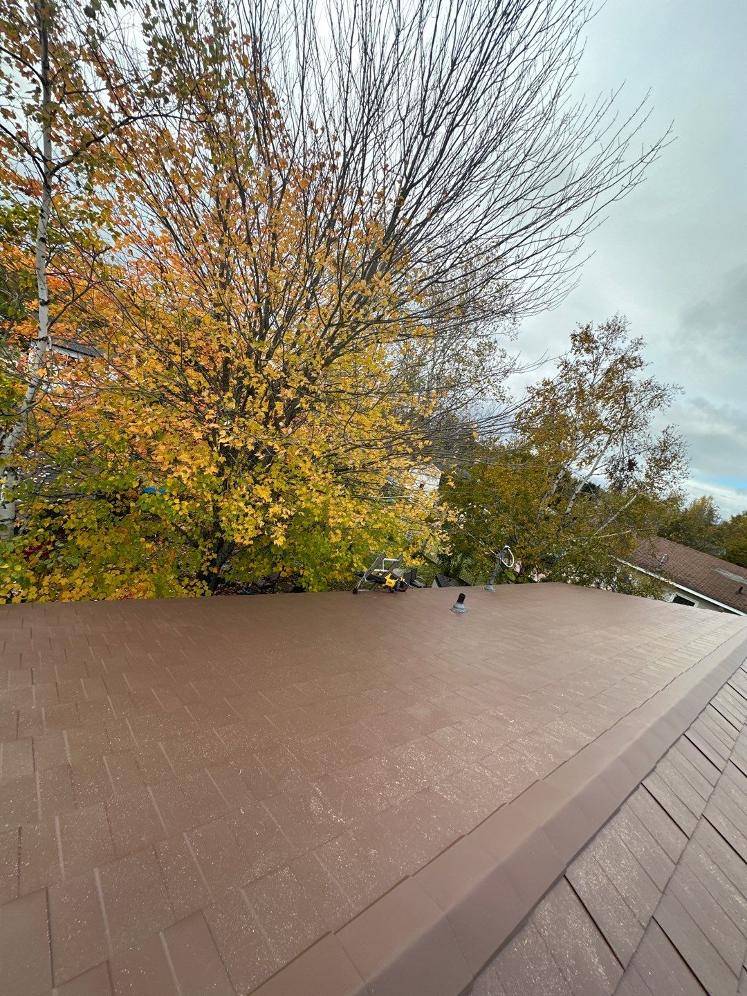 Residential Roofing Installation using Wakefield Bridge Steel Shingle by Ideal Steel by Artisan Roofing & Home Improvements Inc.