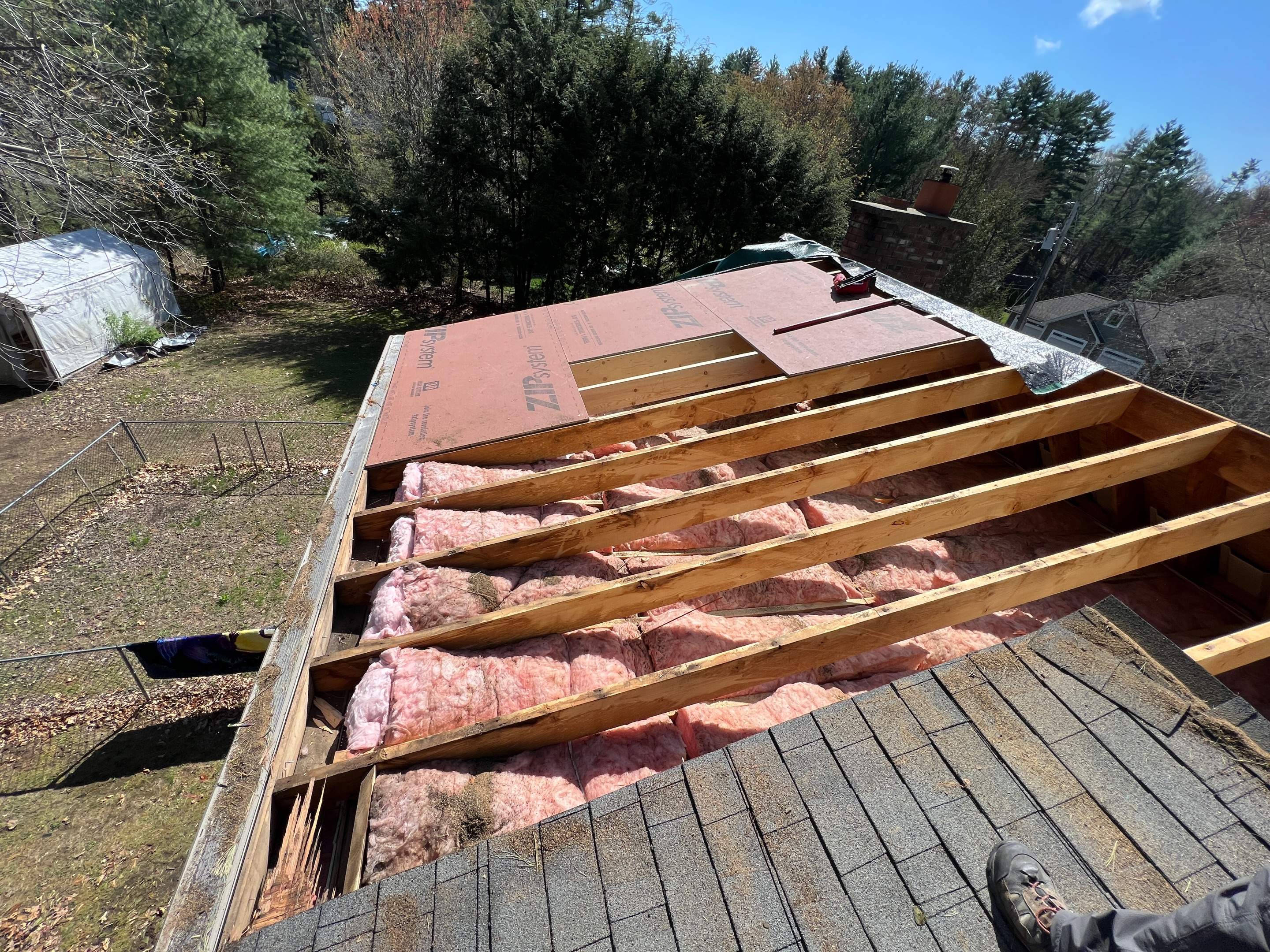 Tree Damage/Roof Repair by Chagnon Building & Remodeling LLC