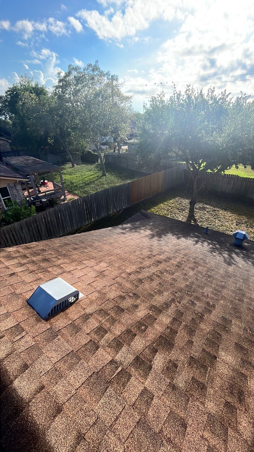 Full Roof Replacement using Certainteed Landmark Weatherwood by Galvan Roofing and Construction