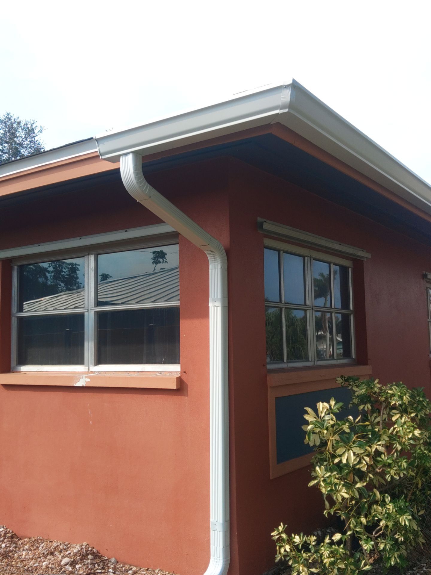 Splash Guards for Seamless Gutters in Cape Coral FL by Gutter Professors