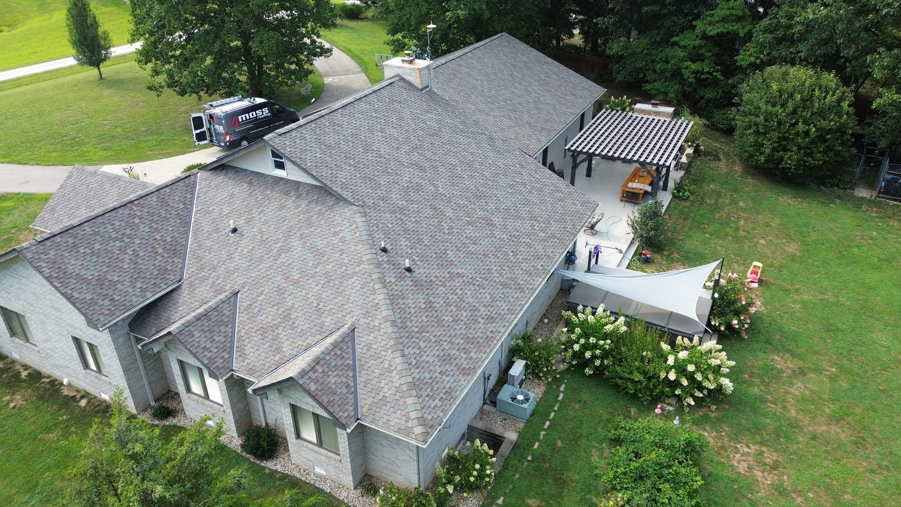 Project in Columbus by Moss Roofing