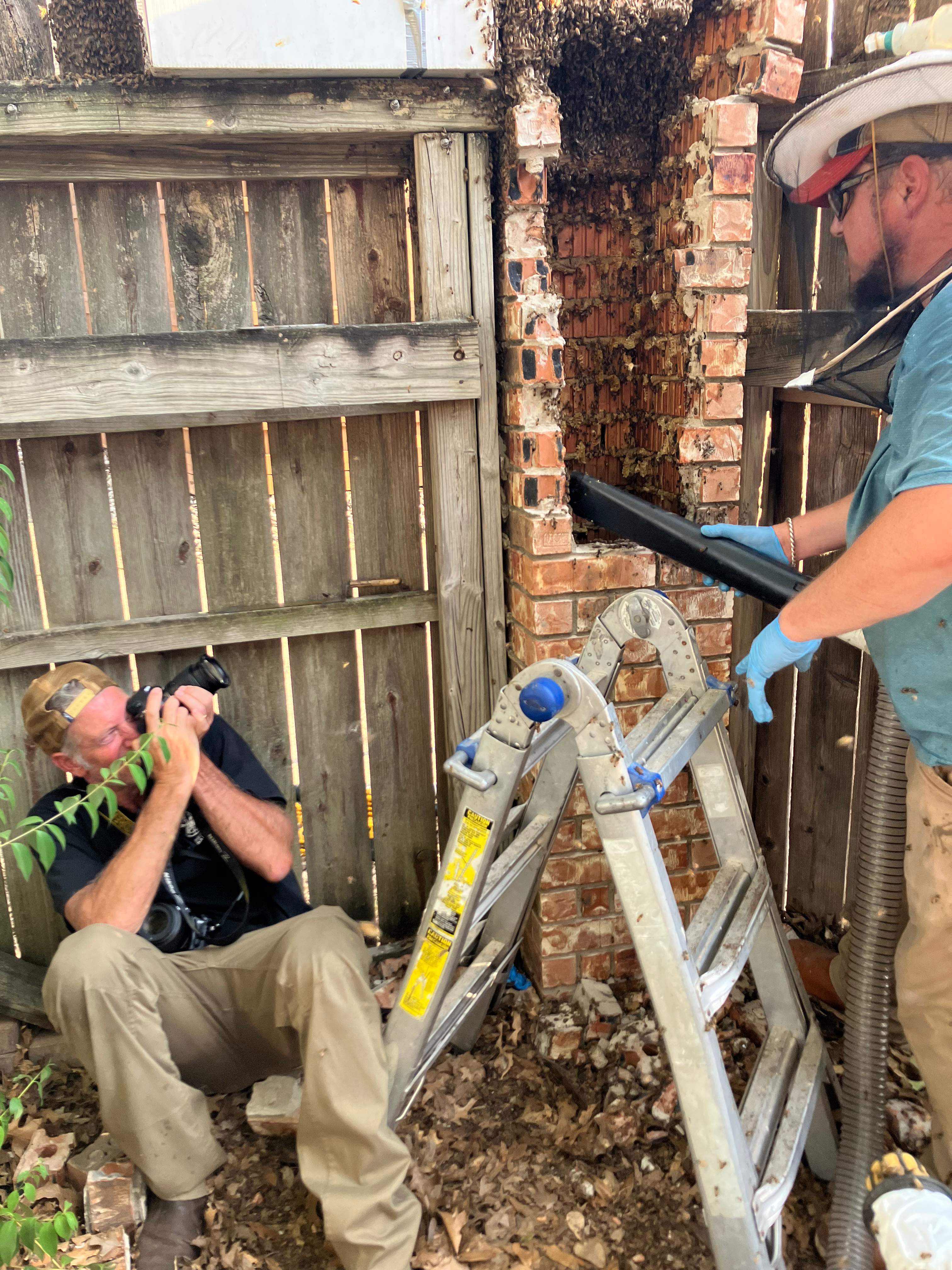 Brick Column by Rockwall Honey Bee Company