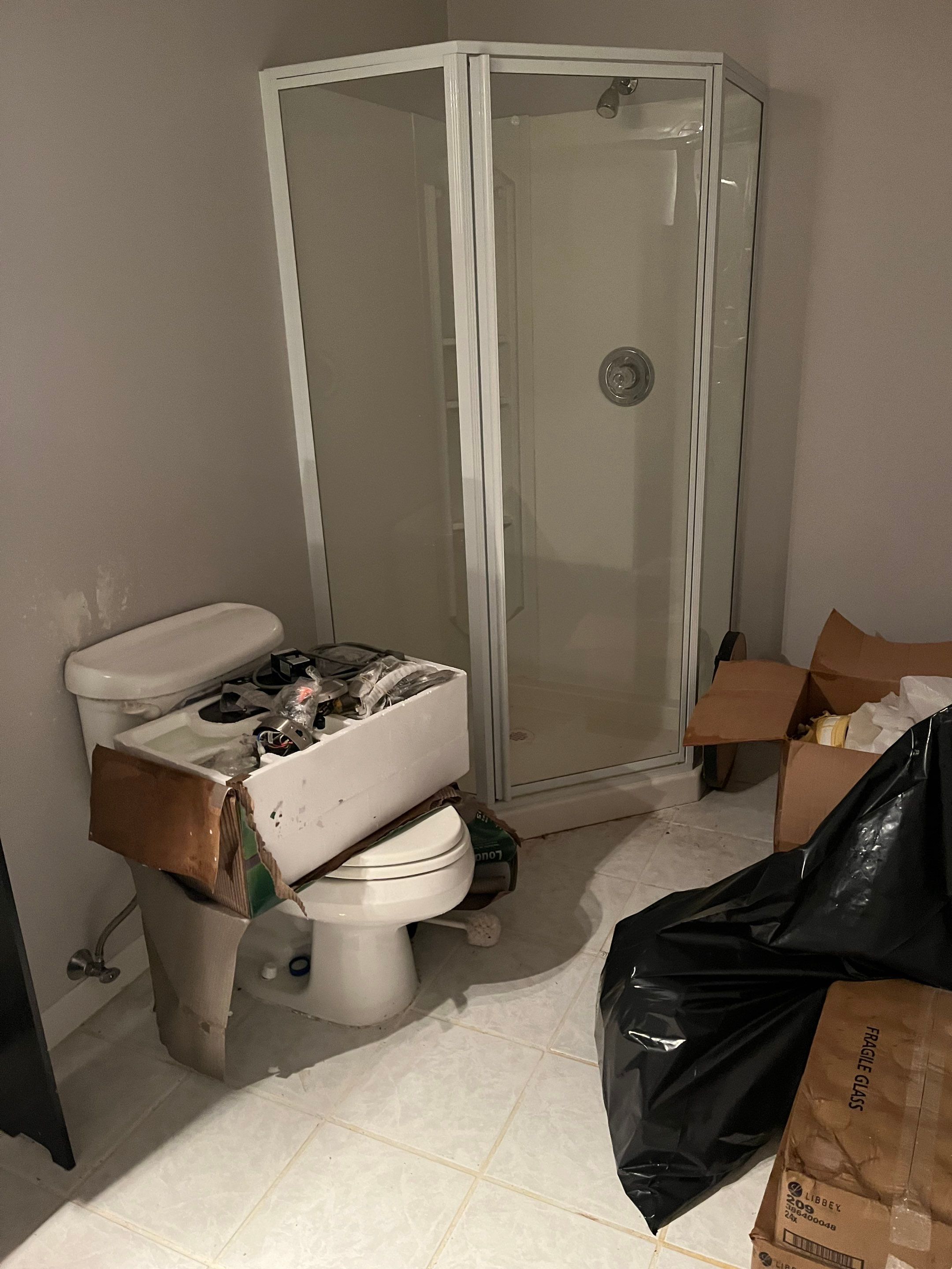 Basement Pipe Burst Emergency Mitigation Demo and Dry Down using Dehumidifiers and Air Movers by Absolute Roofing and Construction