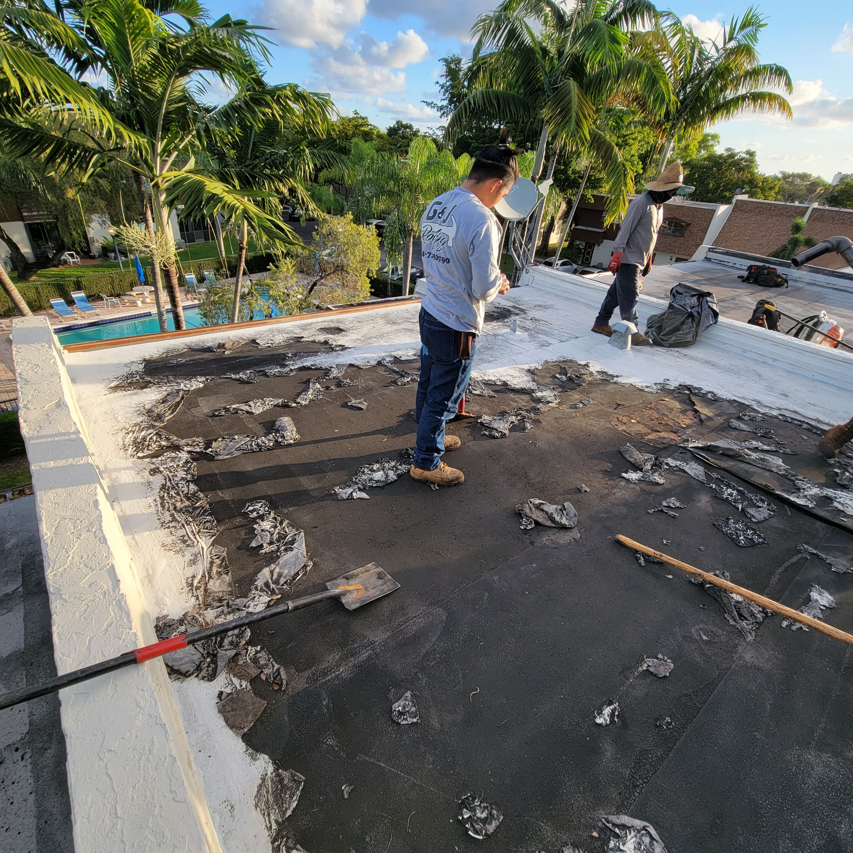 Scott St., Hollywood, FL by G&J Roofing 