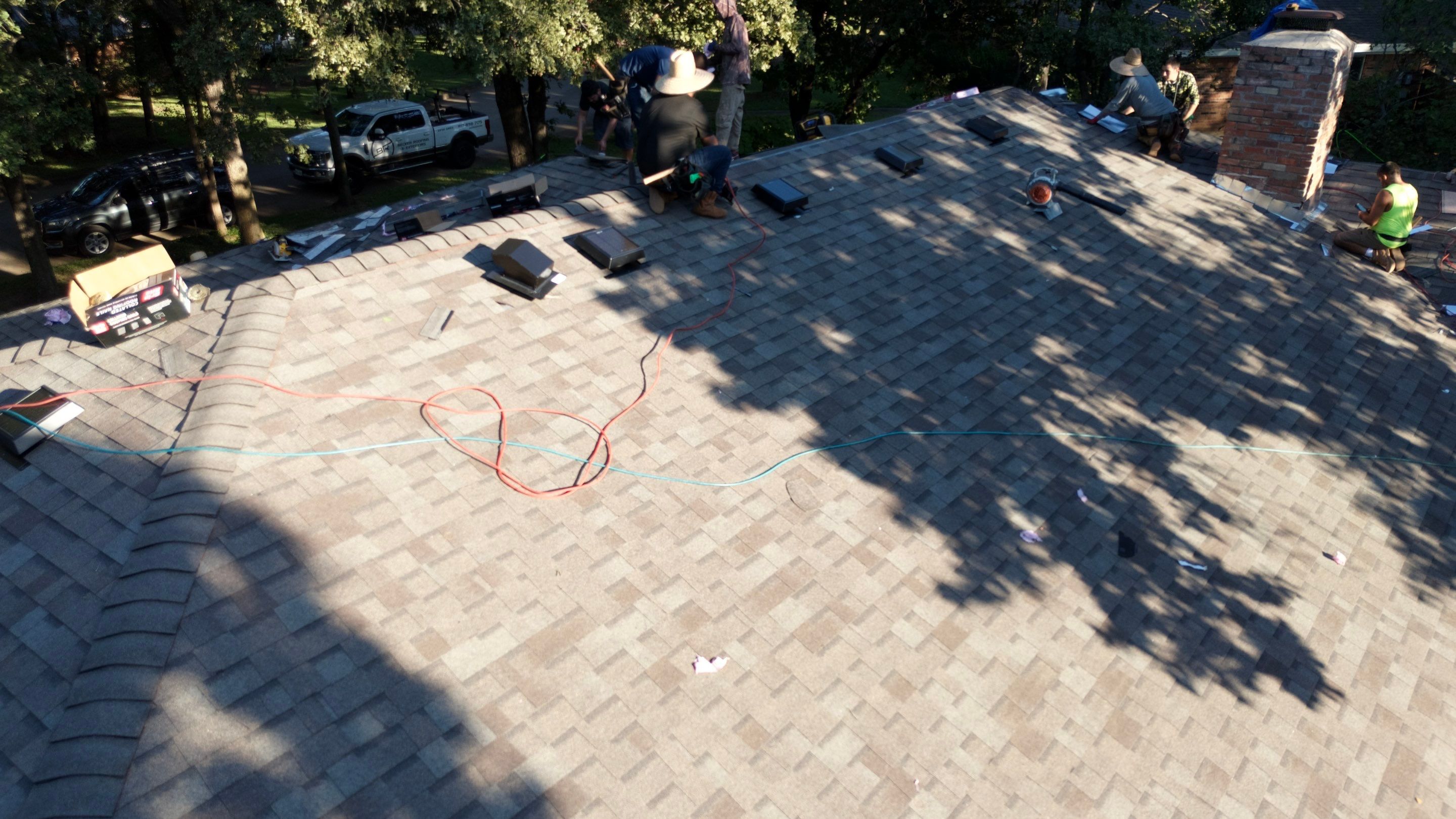 Residential Roofing Installation using Owens Corning ProArmor Synthetic Underlayment by Becker Roofing and Exteriors