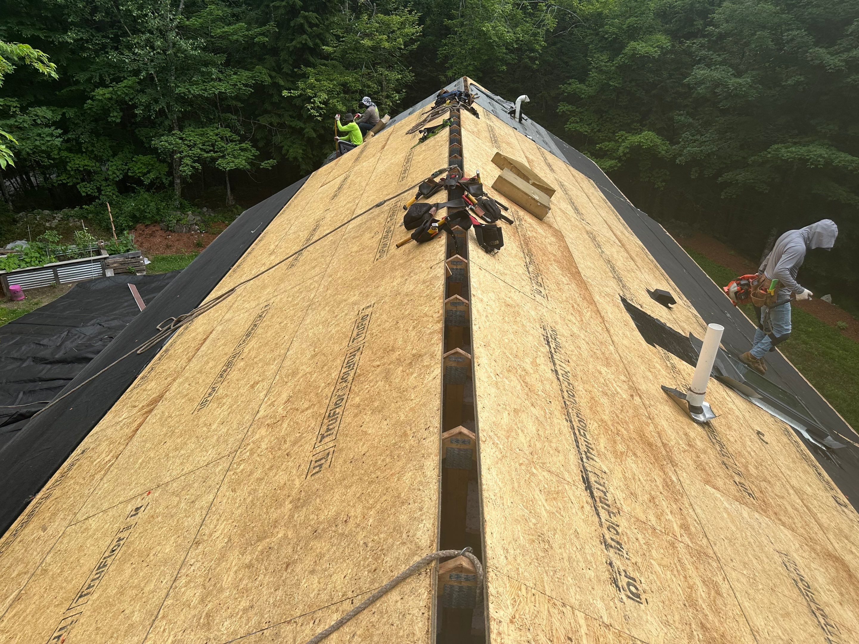 Owens Corning Asphalt Shingle Roof Replacement in New Boston, NH by Tall pine roofing