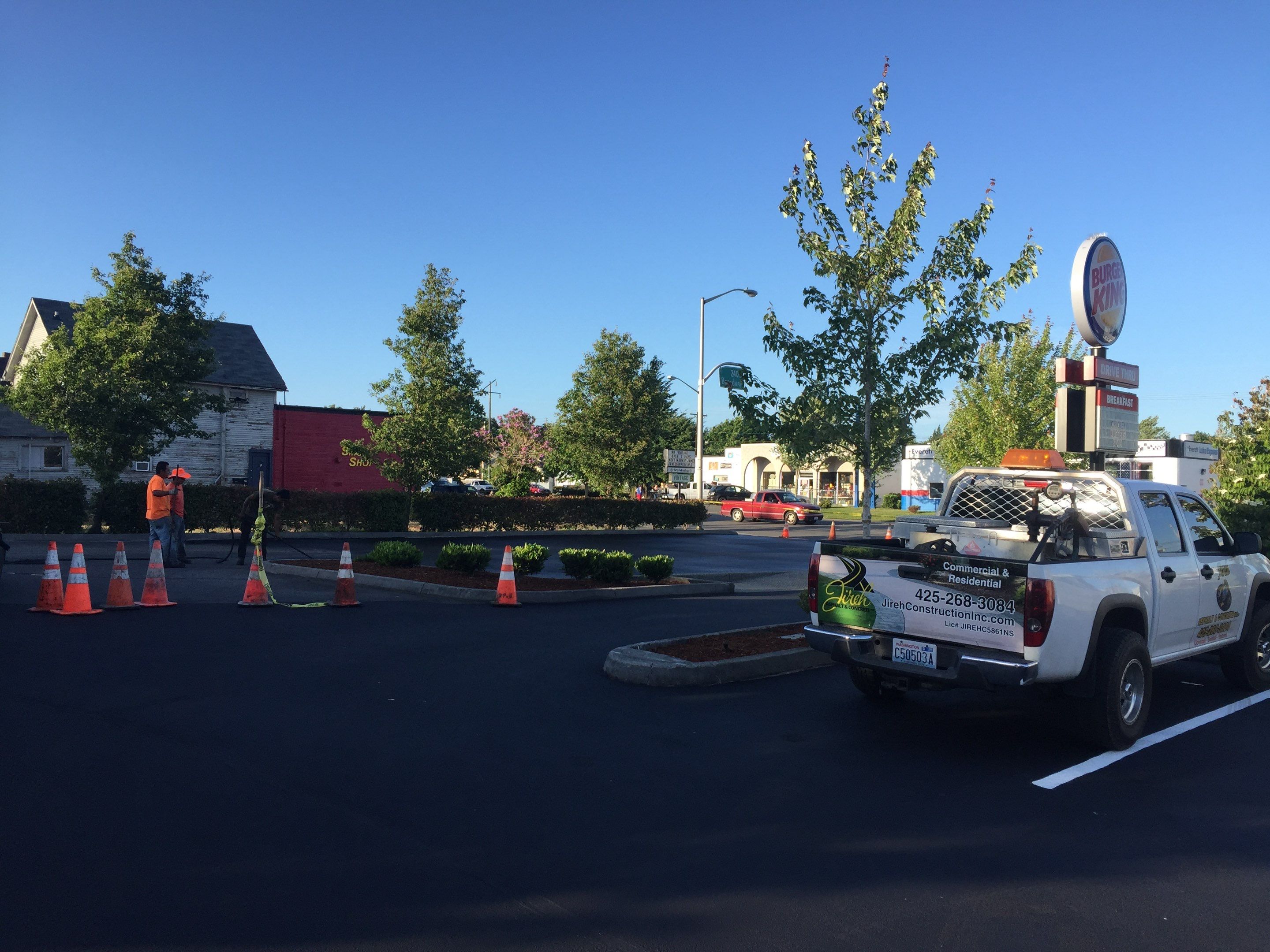 Burger King Everett  by Jireh Asphalt & Concrete Inc 