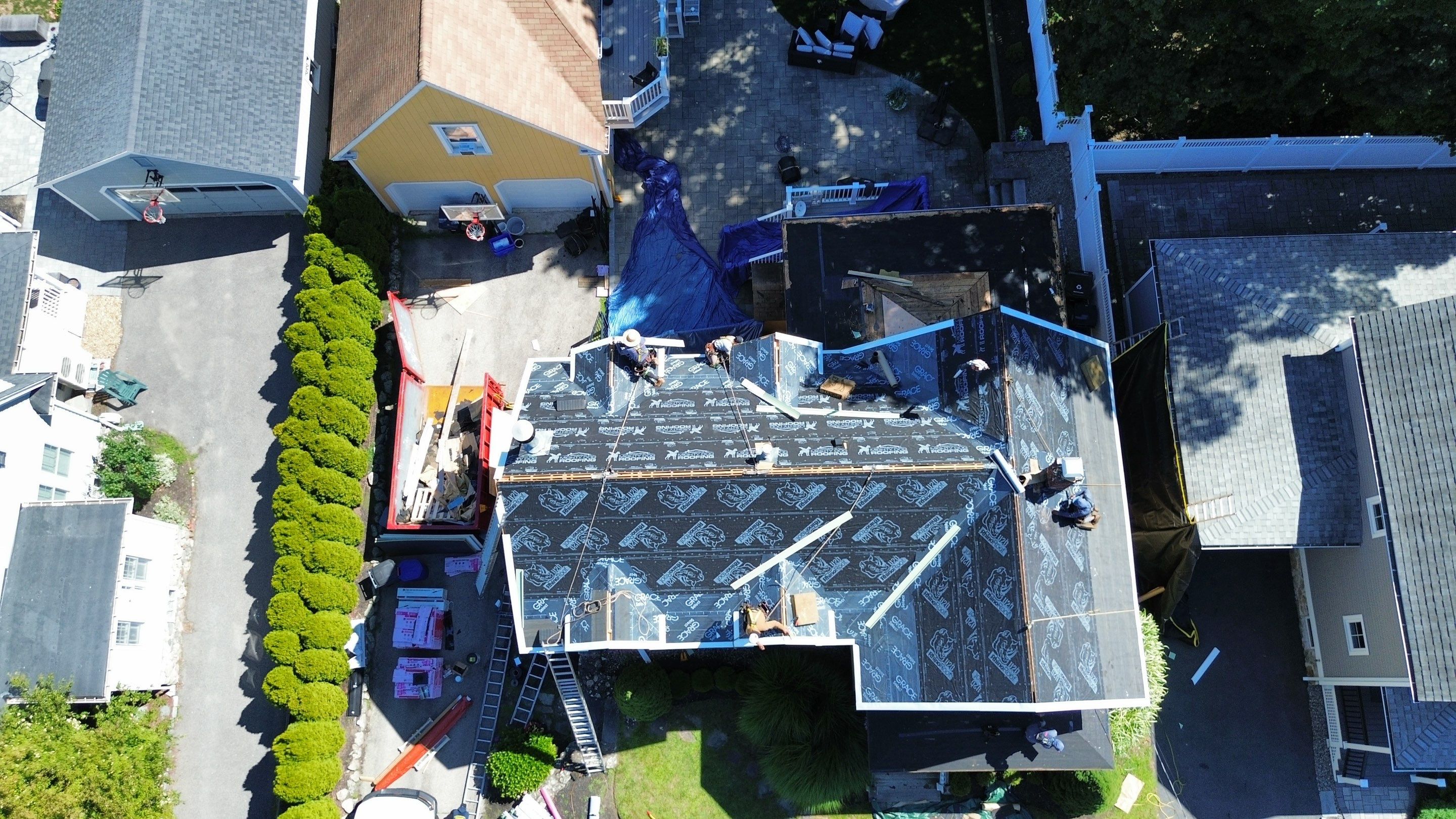 Roof & EPDM Flat Roof Installation – Andover, MA by Mighty Dog Roofing of Greater Middlesex County