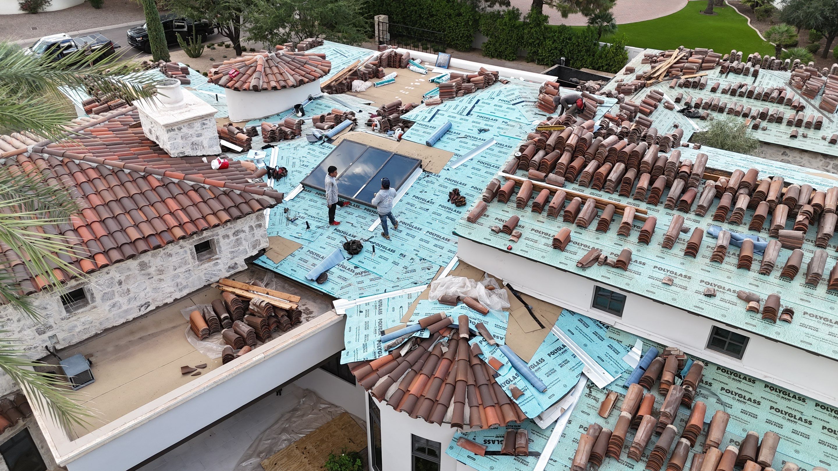 Project in Paradise Valley, AZ by Saint Roofing