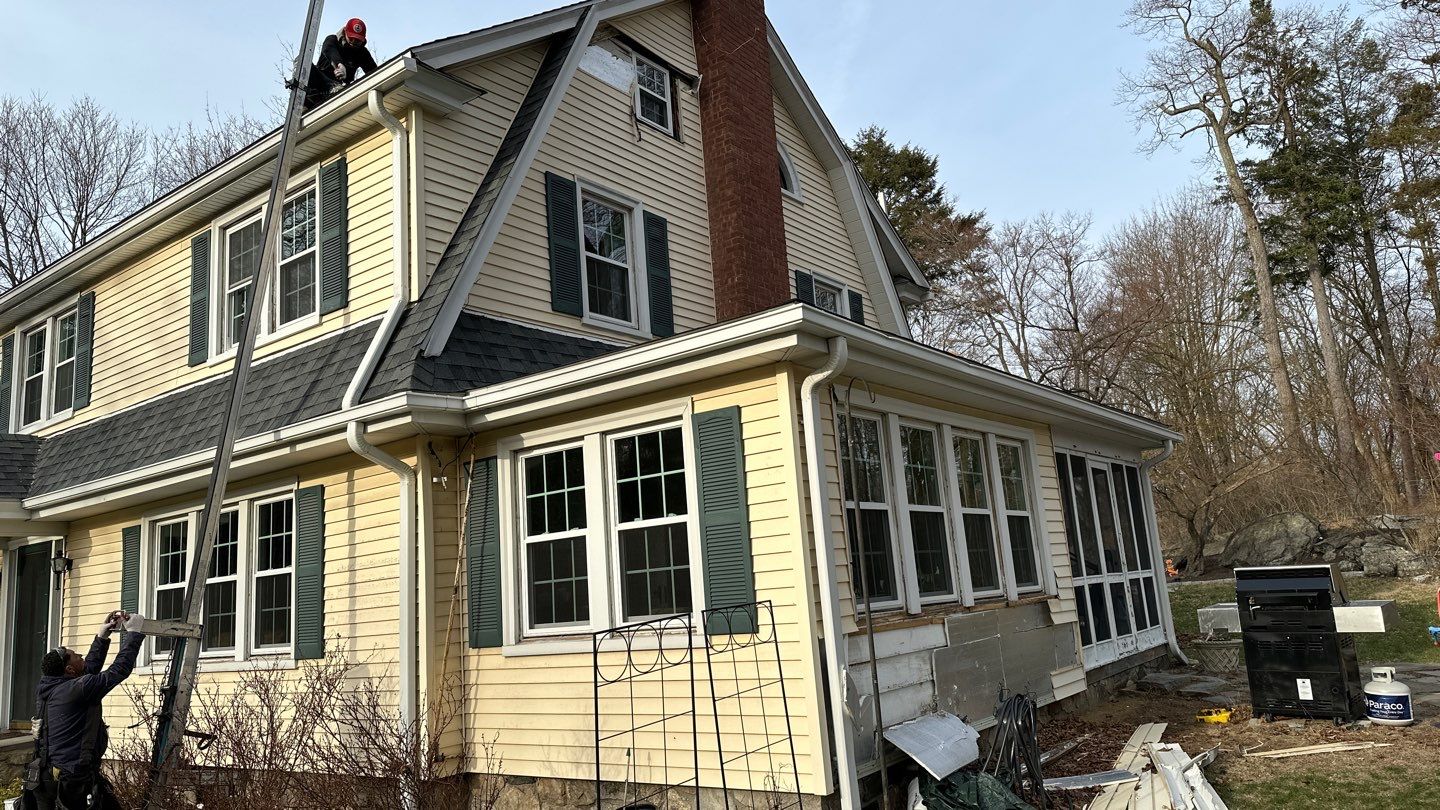 Siding Installation using Certainteed Cedar Impressions Sterling Gray by A Plus Exterior