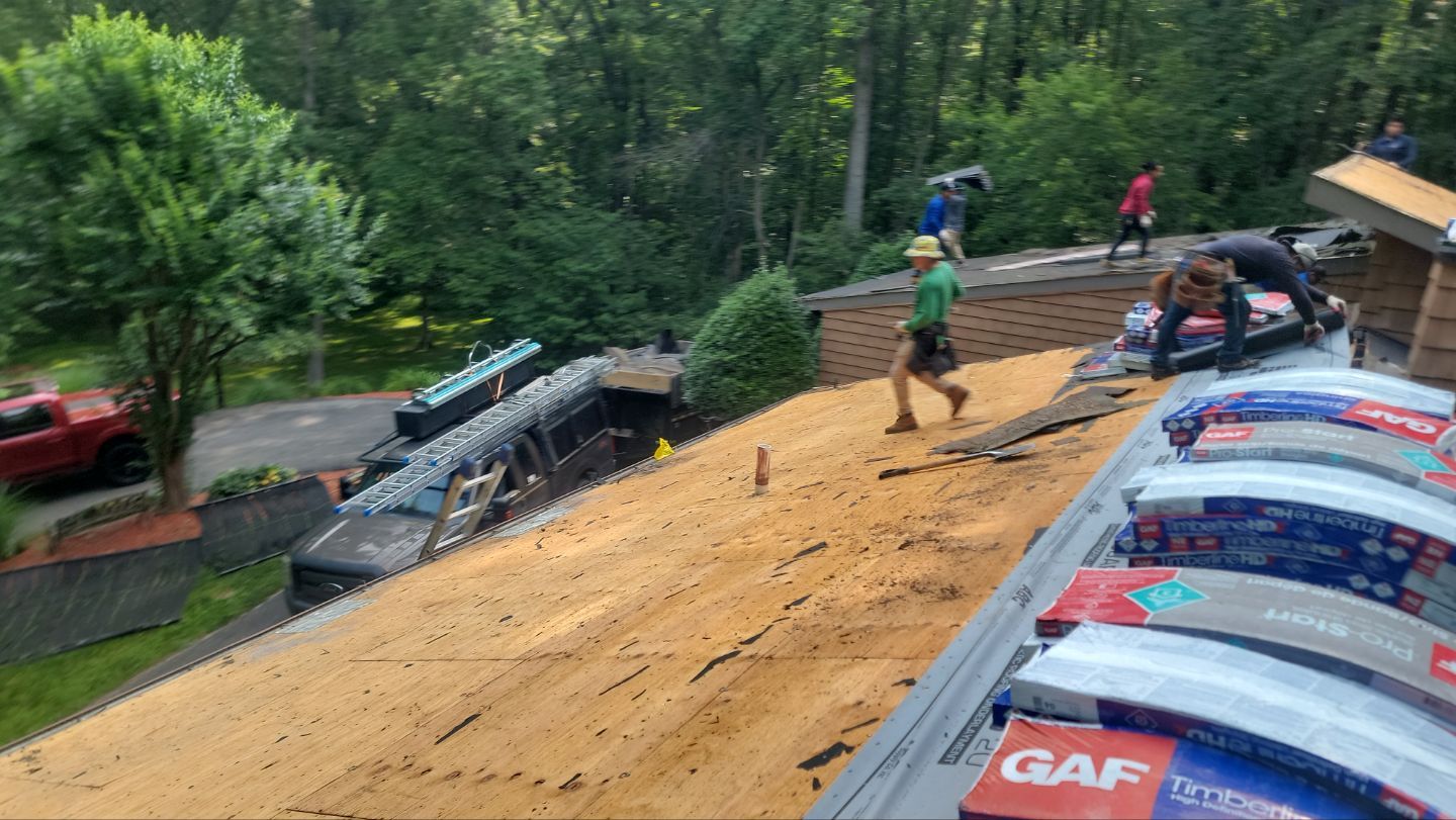 Roof Installation using GAF Timberline HDZ by ExteriorPros