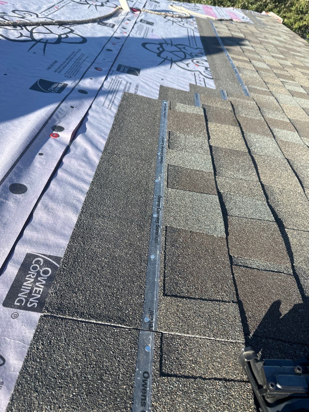 Residential Roofing Installation using Owen's Corning Duration (Lifetime) Shingles by Roof Repair Company